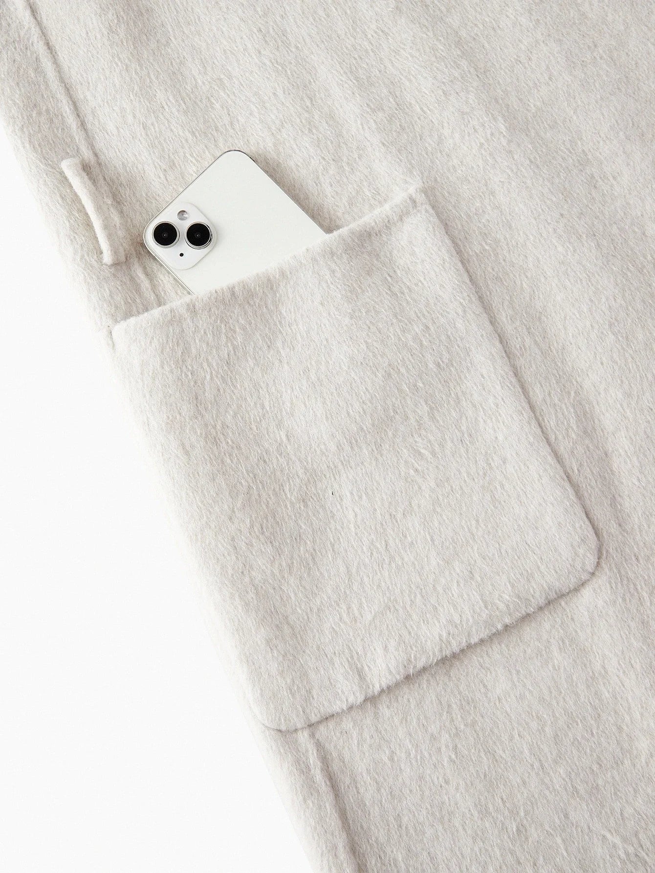 PREMIUM WOOL BELTED POCKET OVERCOAT