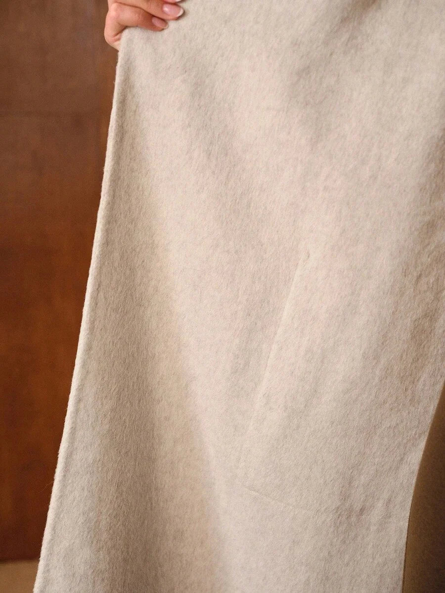 PREMIUM WOOL BELTED POCKET OVERCOAT