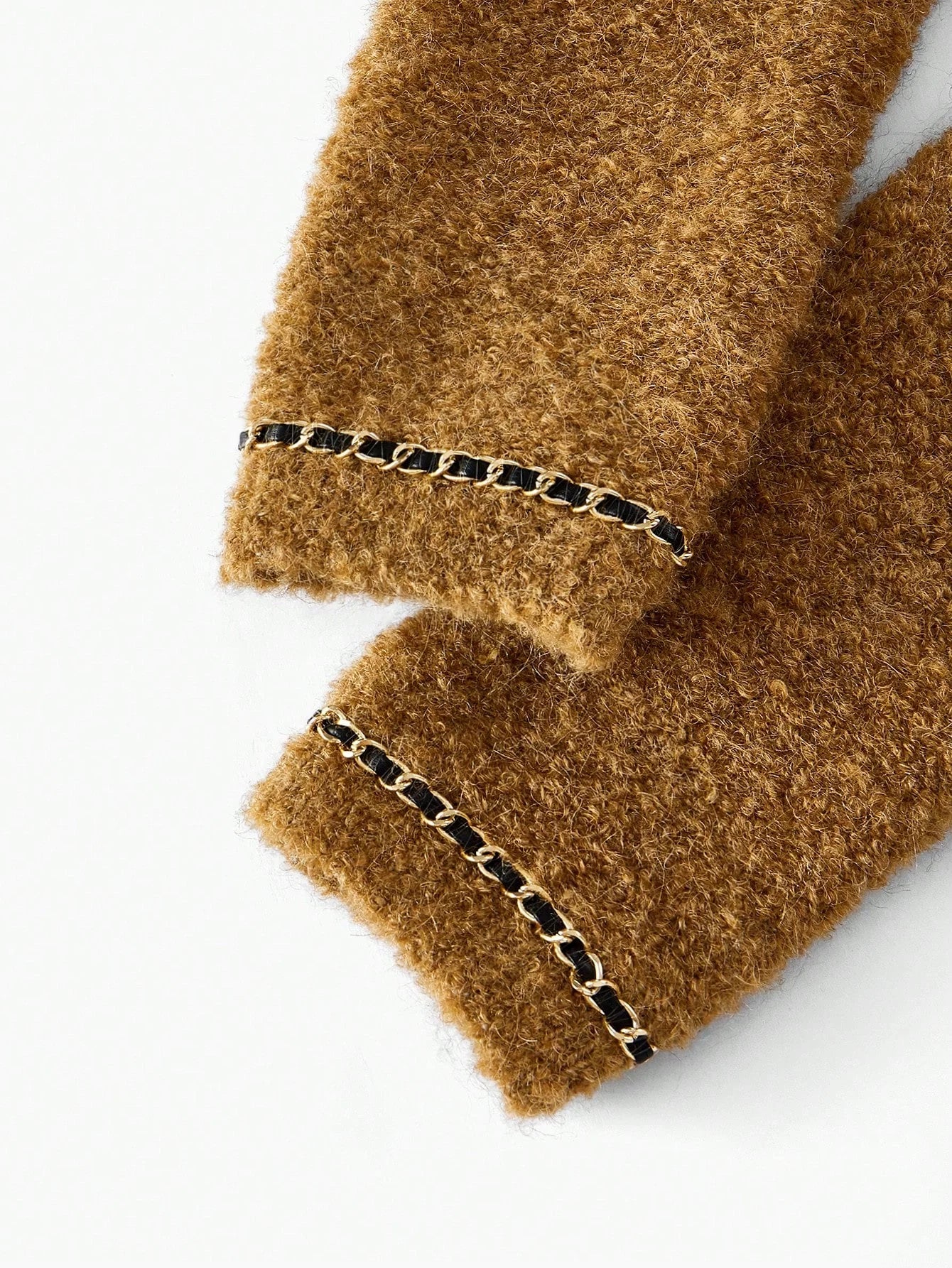 PREMIUM WOOL CONTRAST BINDING CARDIGAN