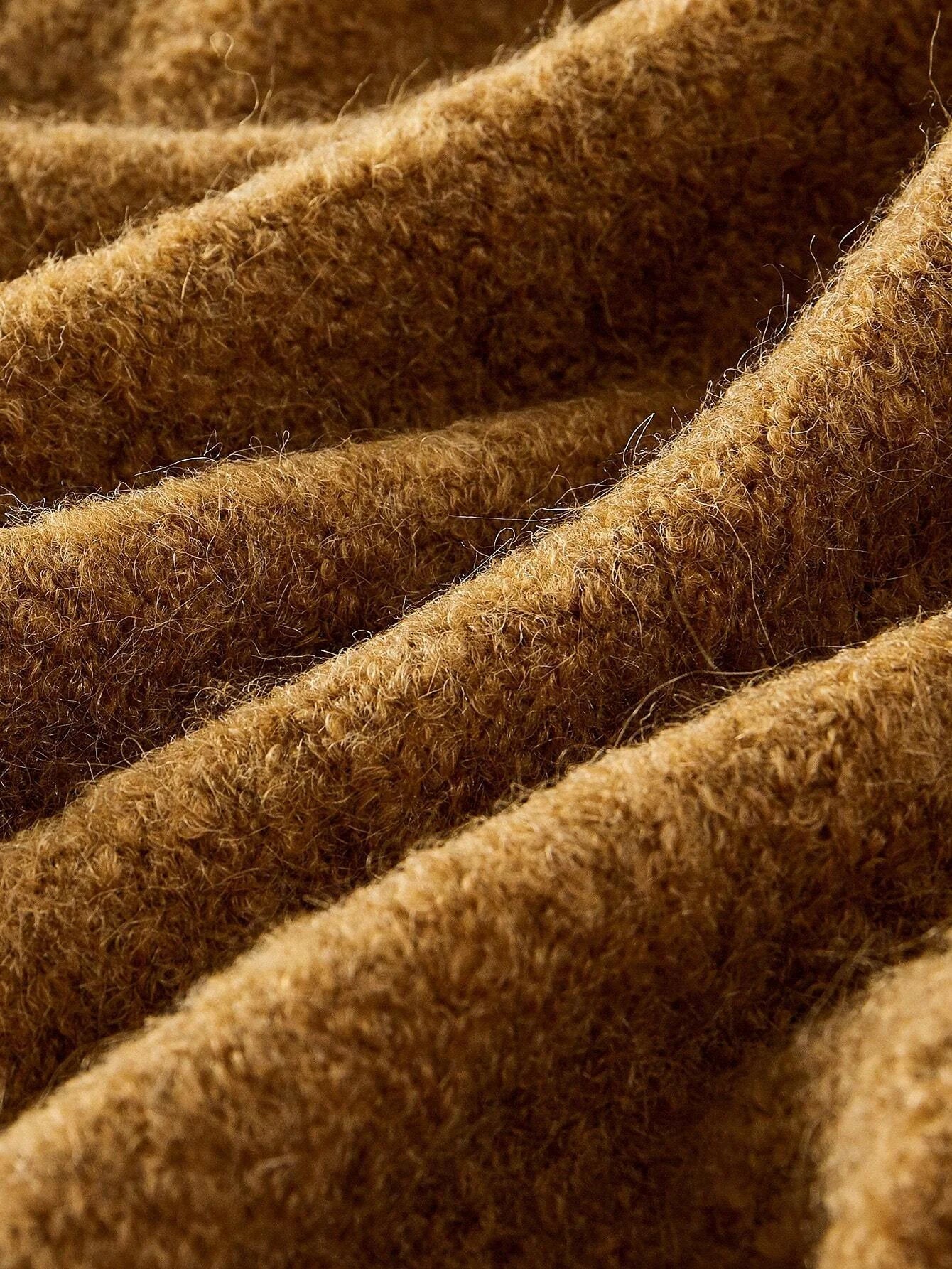 PREMIUM WOOL CONTRAST BINDING CARDIGAN