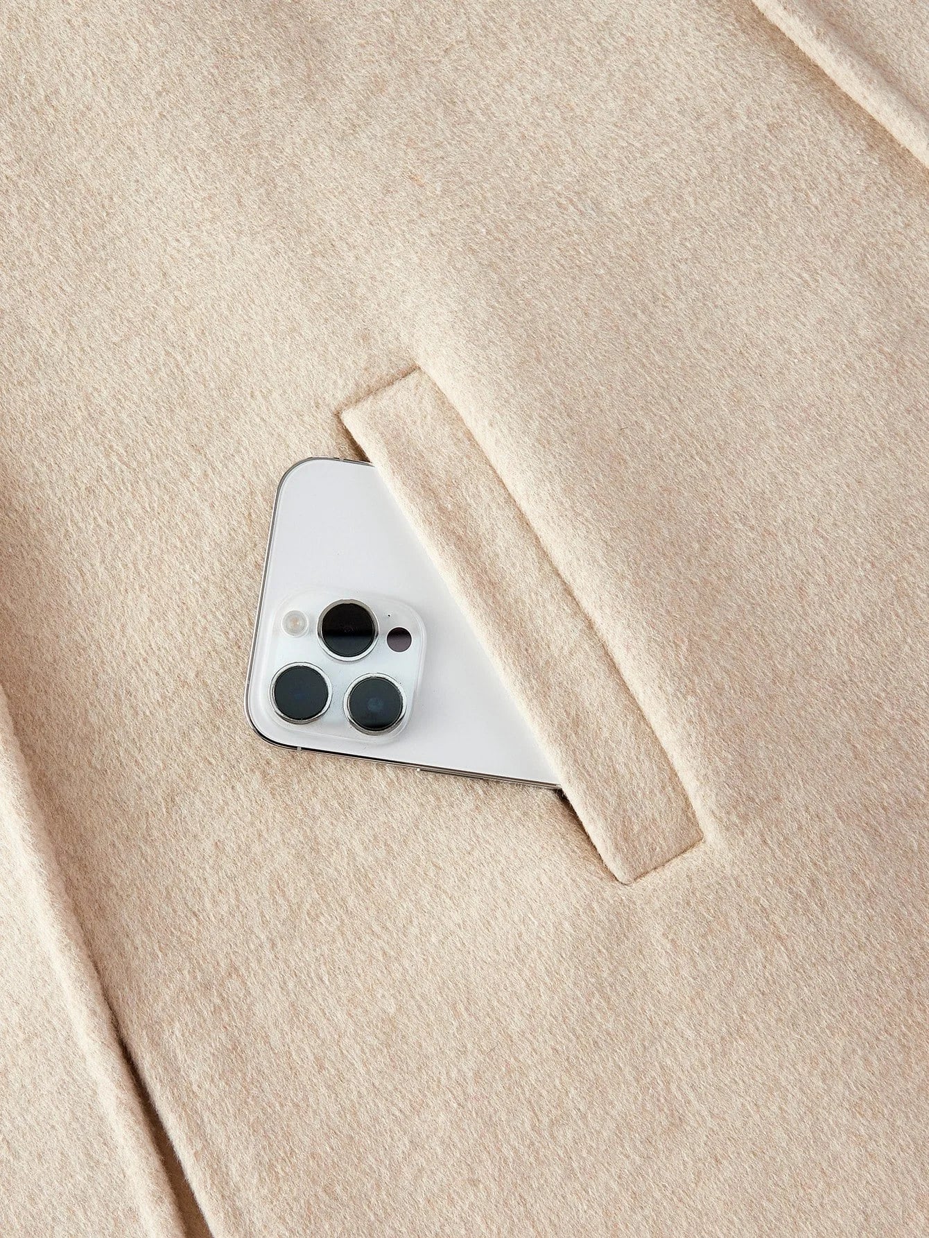 PREMIUM WOOL CONTRAST FAUX FUR OVERCOAT