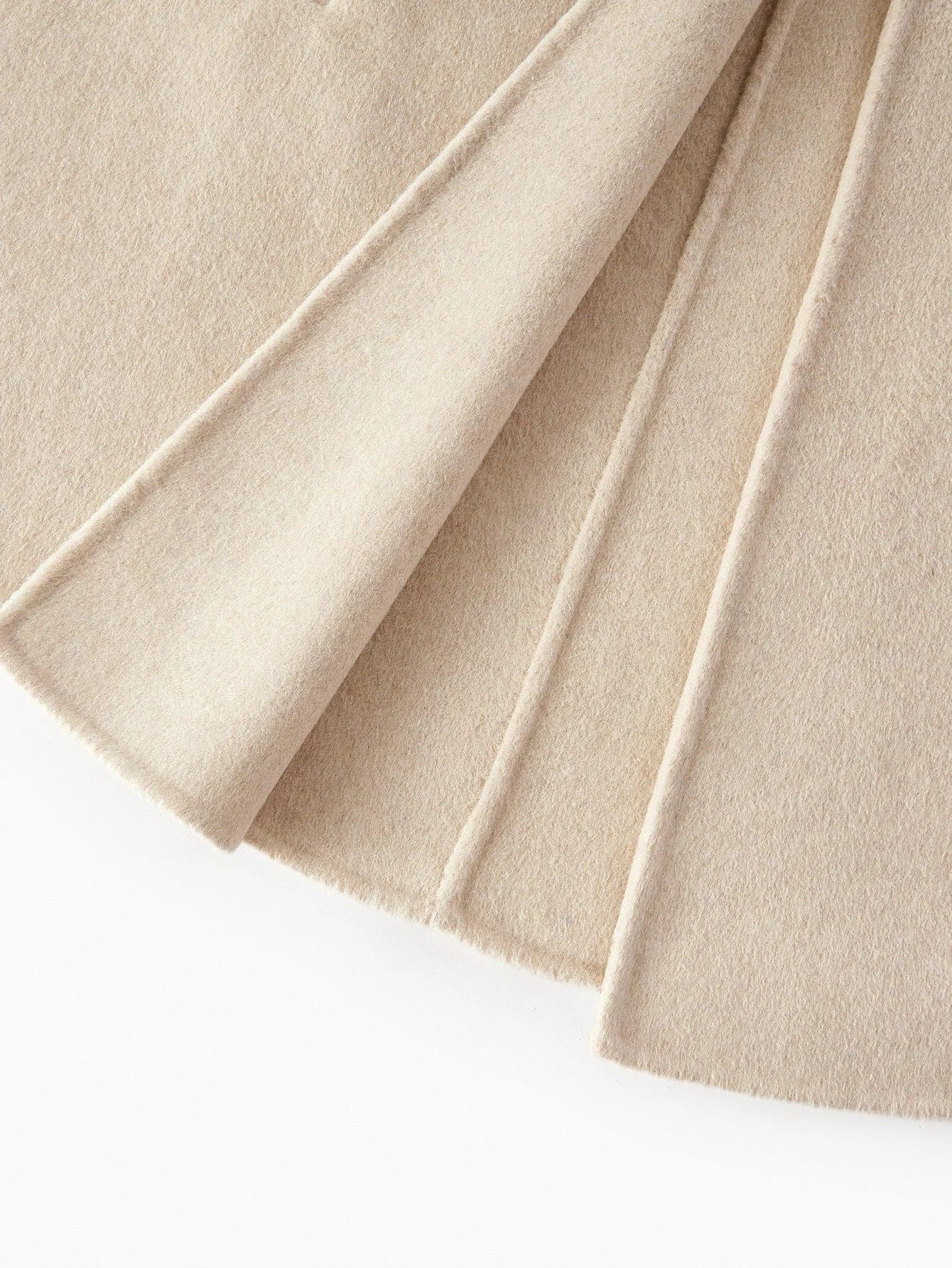 PREMIUM WOOL CONTRAST FAUX FUR OVERCOAT