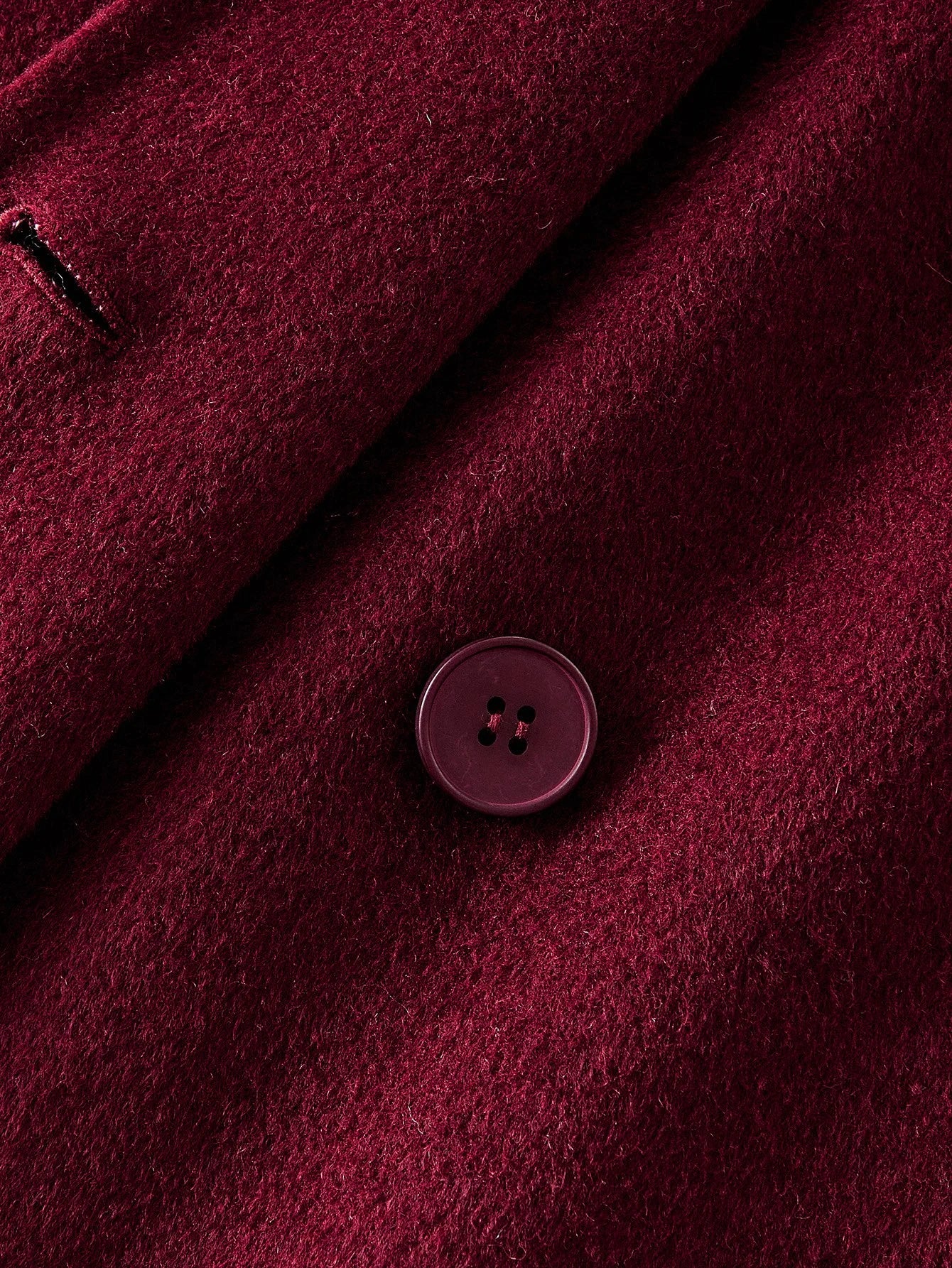 PREMIUM WOOL DOUBLE BREASTED BELTED OVERCOAT