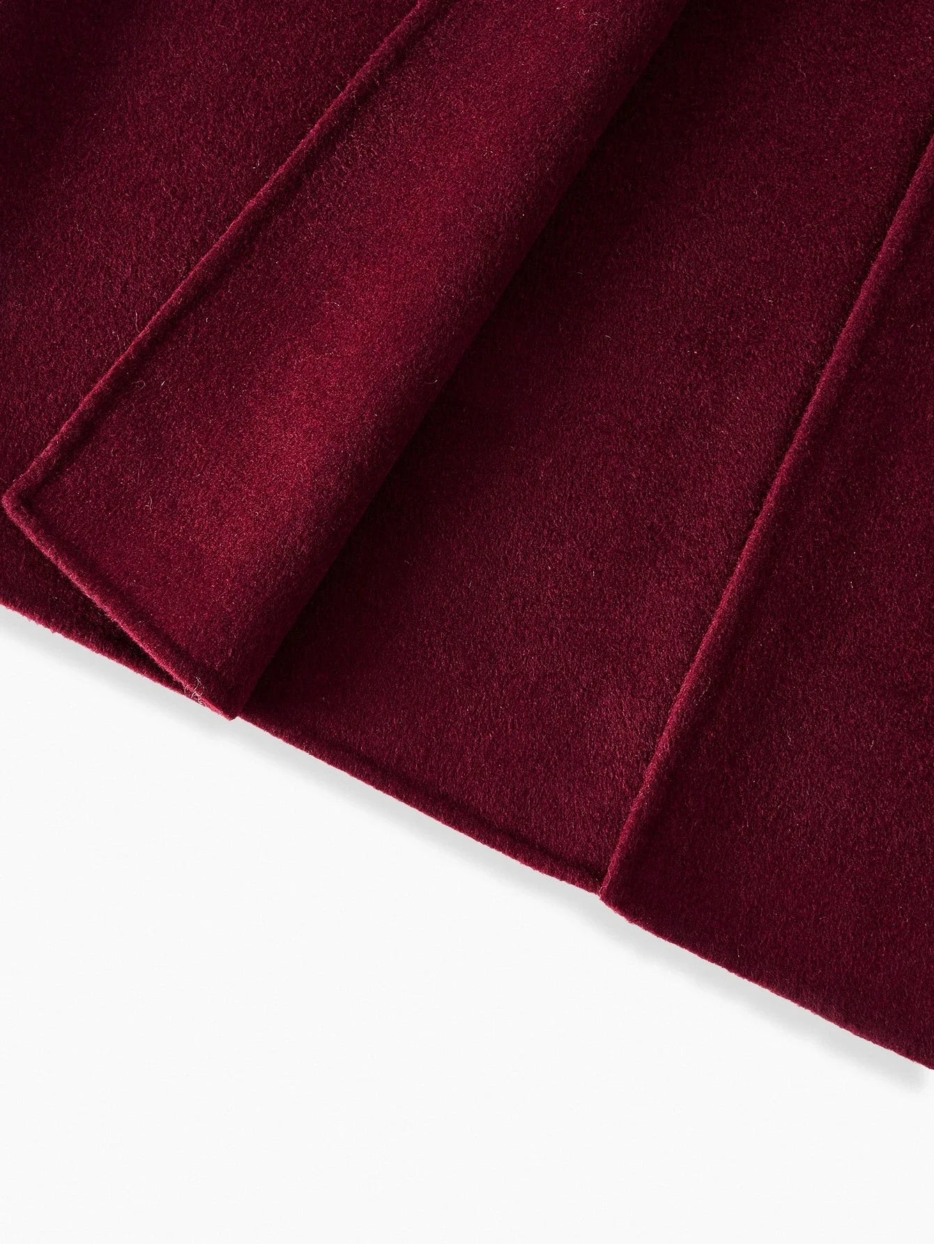 PREMIUM WOOL DOUBLE BREASTED BELTED OVERCOAT