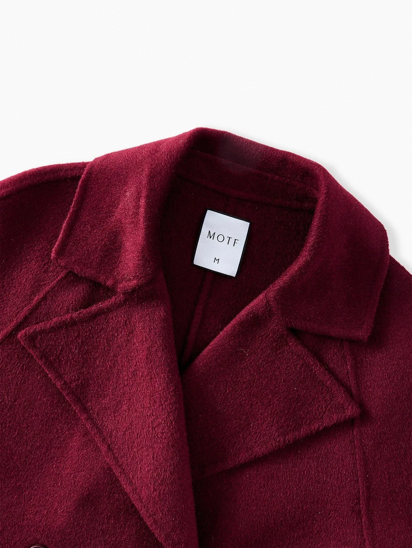 PREMIUM WOOL DOUBLE BREASTED BELTED OVERCOAT