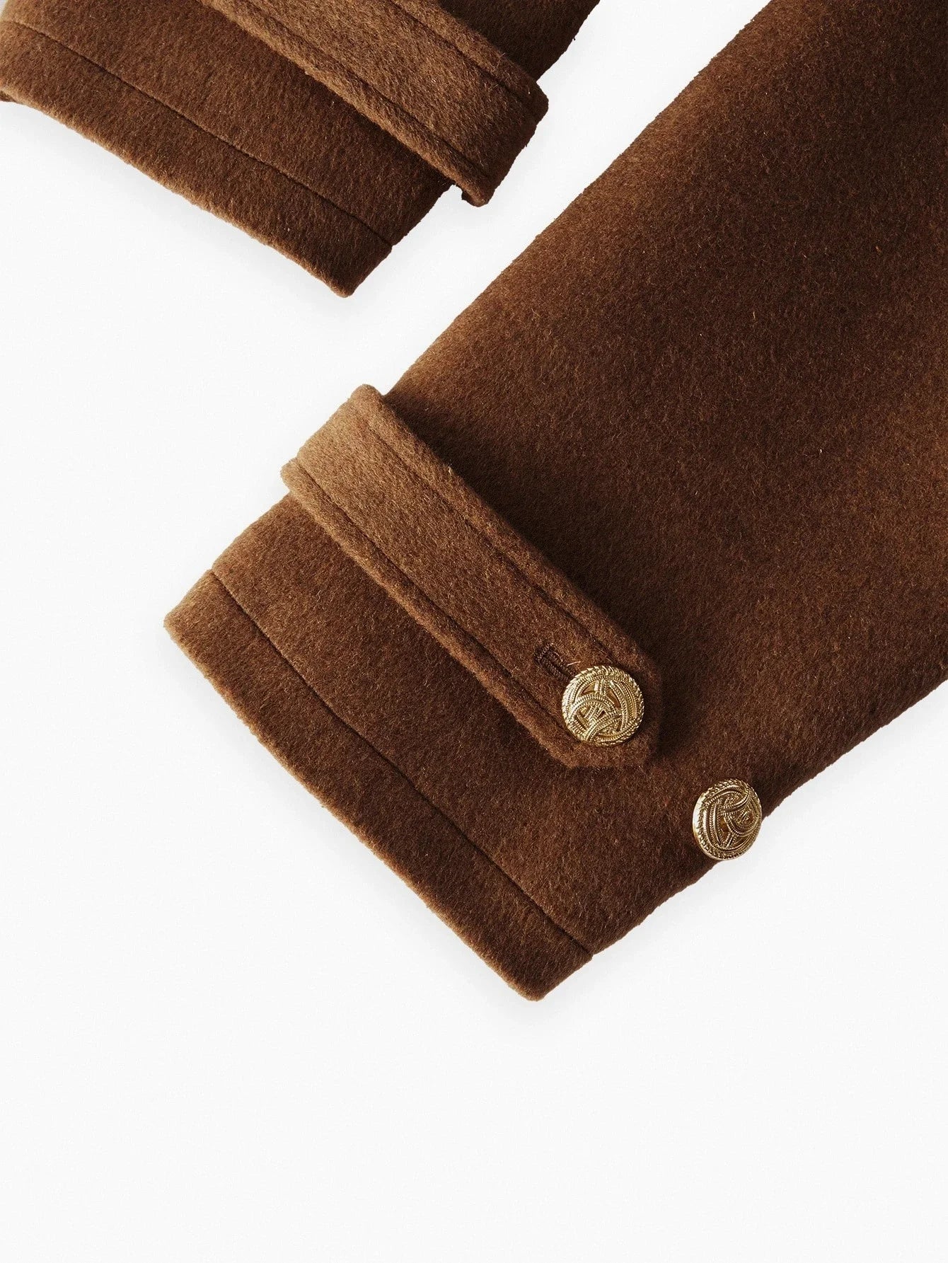 PREMIUM WOOL DOUBLE BREASTED BELTED OVERCOAT FALL WINTER