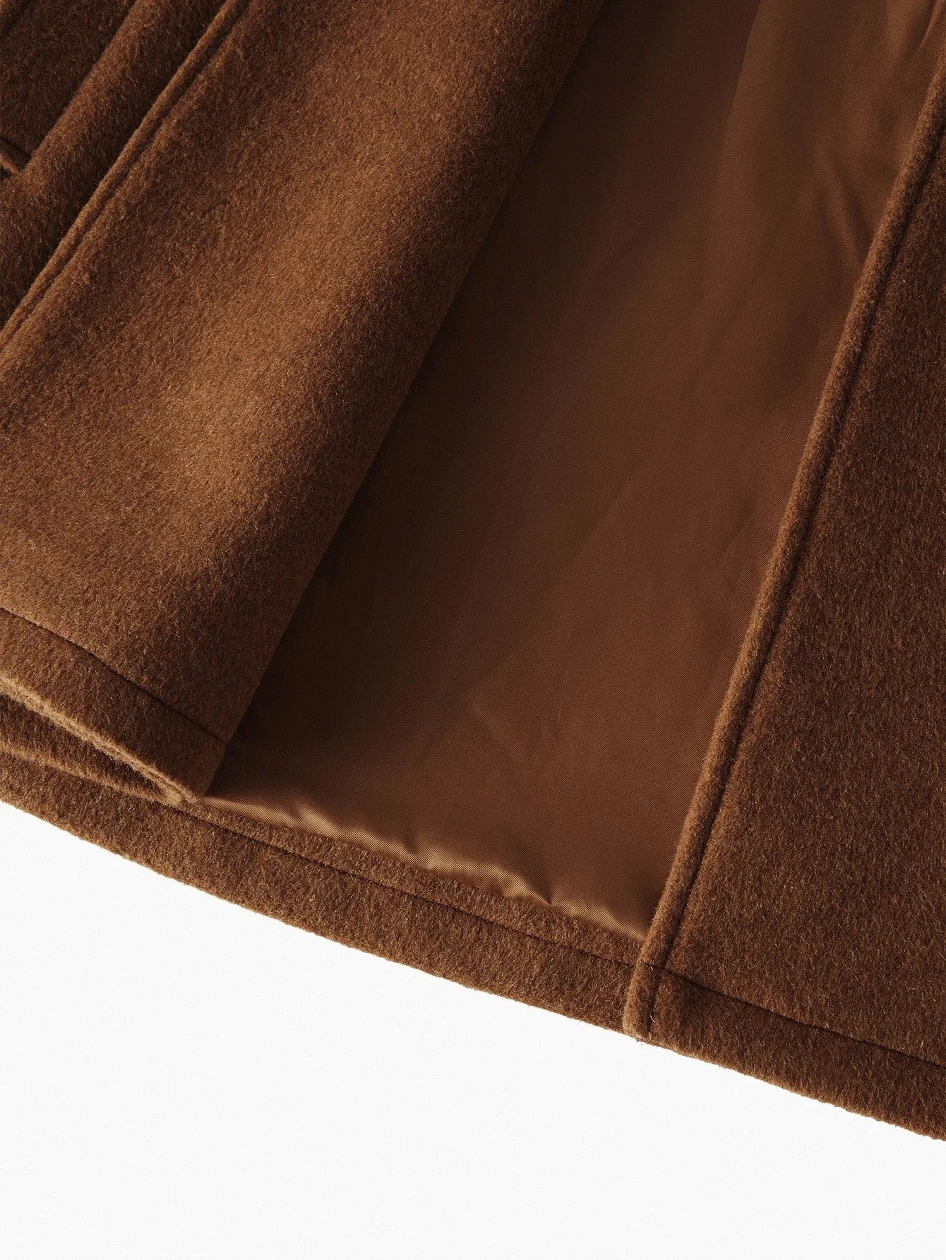 PREMIUM WOOL DOUBLE BREASTED BELTED OVERCOAT FALL WINTER