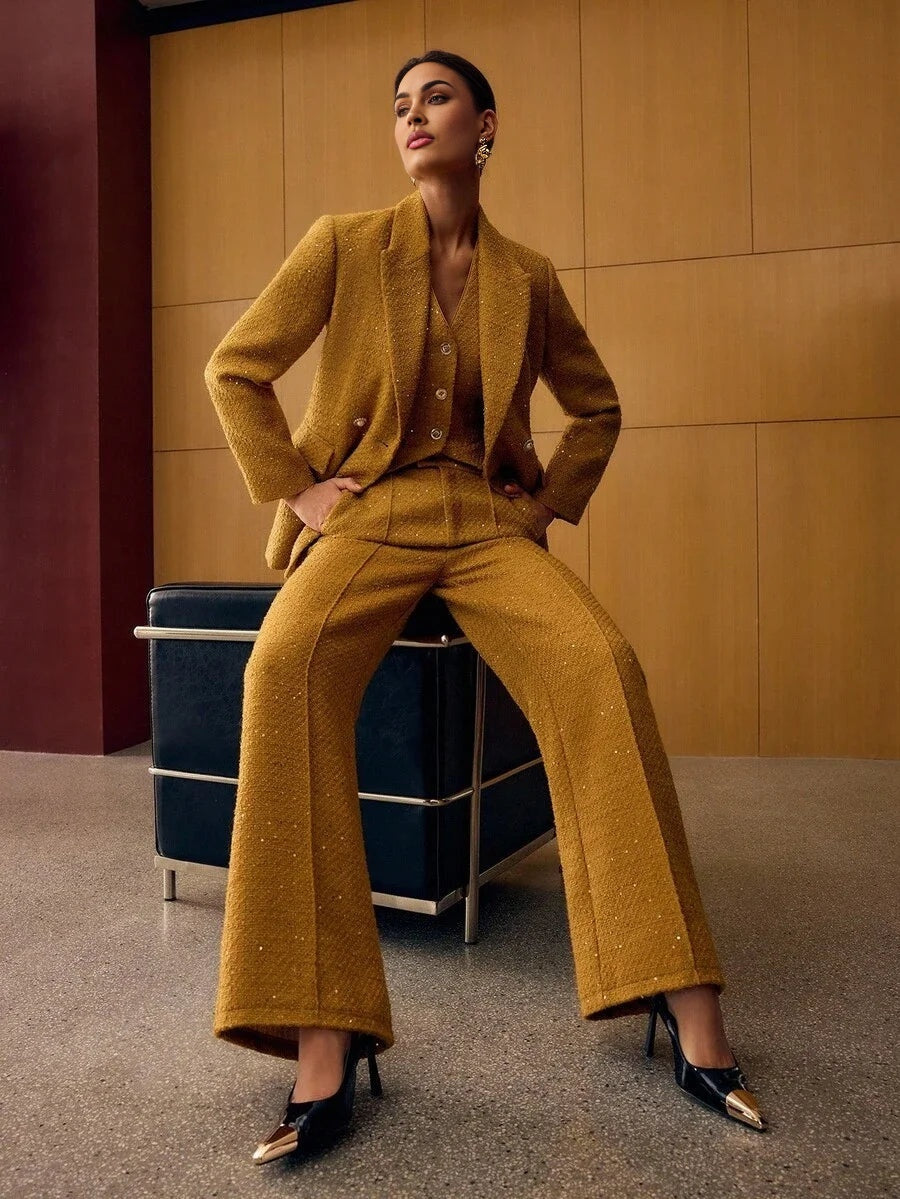 PREMIUM WOOL DOUBLE BREASTED BLAZER FOR AUTUMN amp WINTER