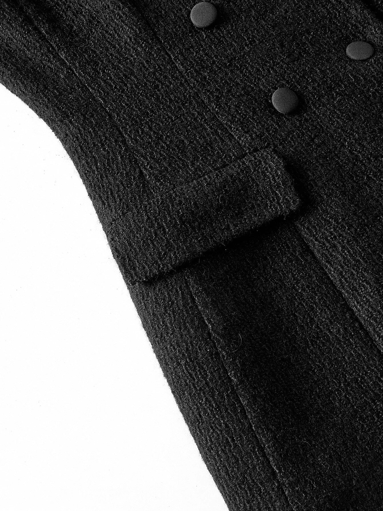 PREMIUM WOOL DOUBLE BREASTED BLAZER WITHOUT BELT