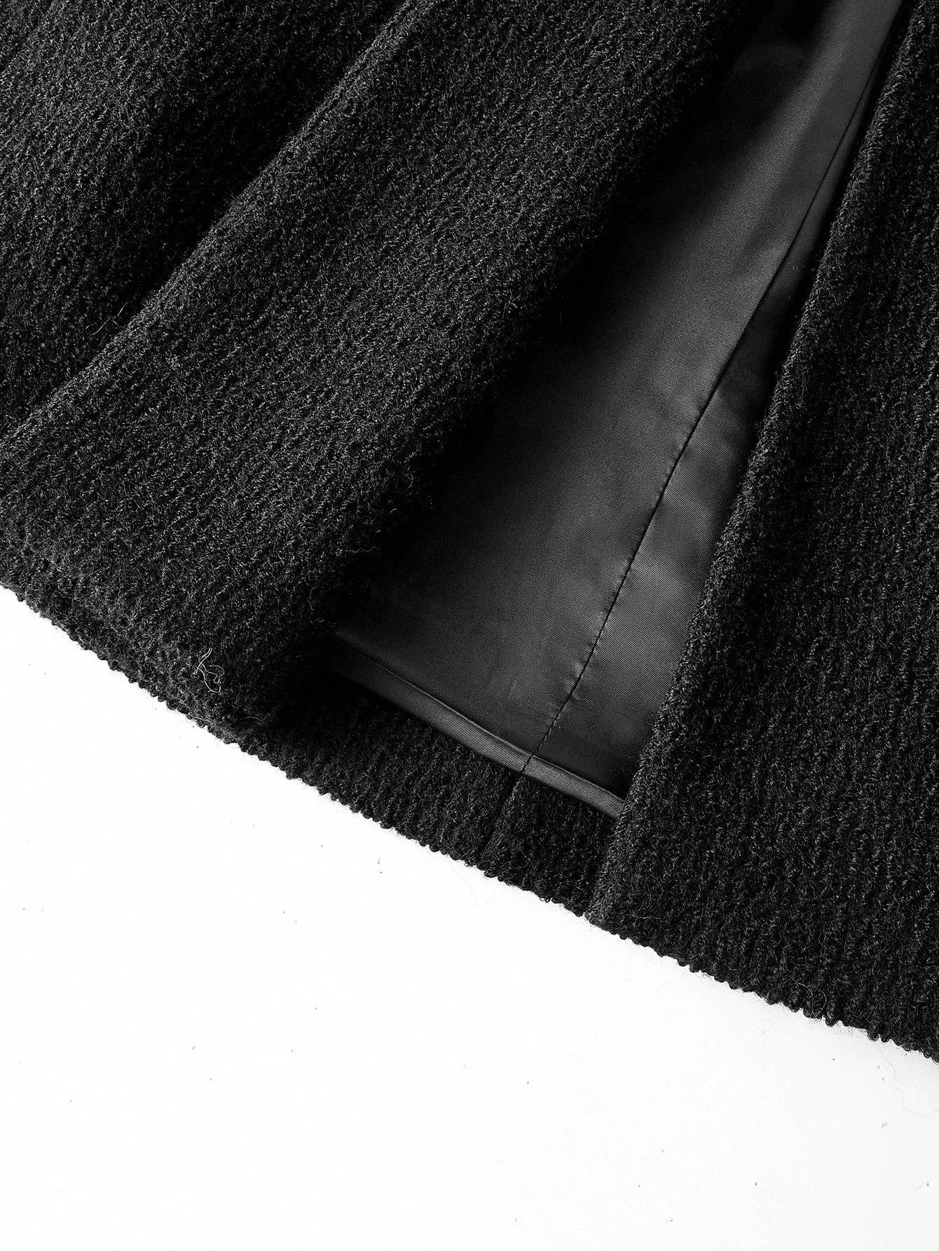 PREMIUM WOOL DOUBLE BREASTED BLAZER WITHOUT BELT