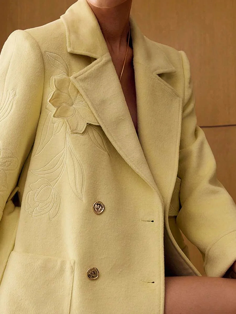 PREMIUM WOOL DOUBLE BREASTED OVERCOAT