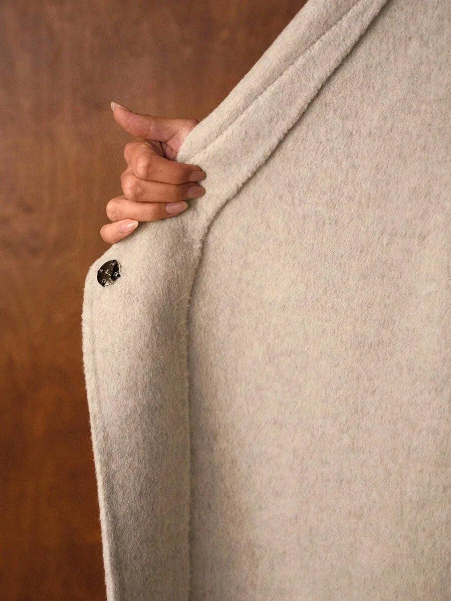 PREMIUM WOOL DOUBLE BREASTED OVERCOAT