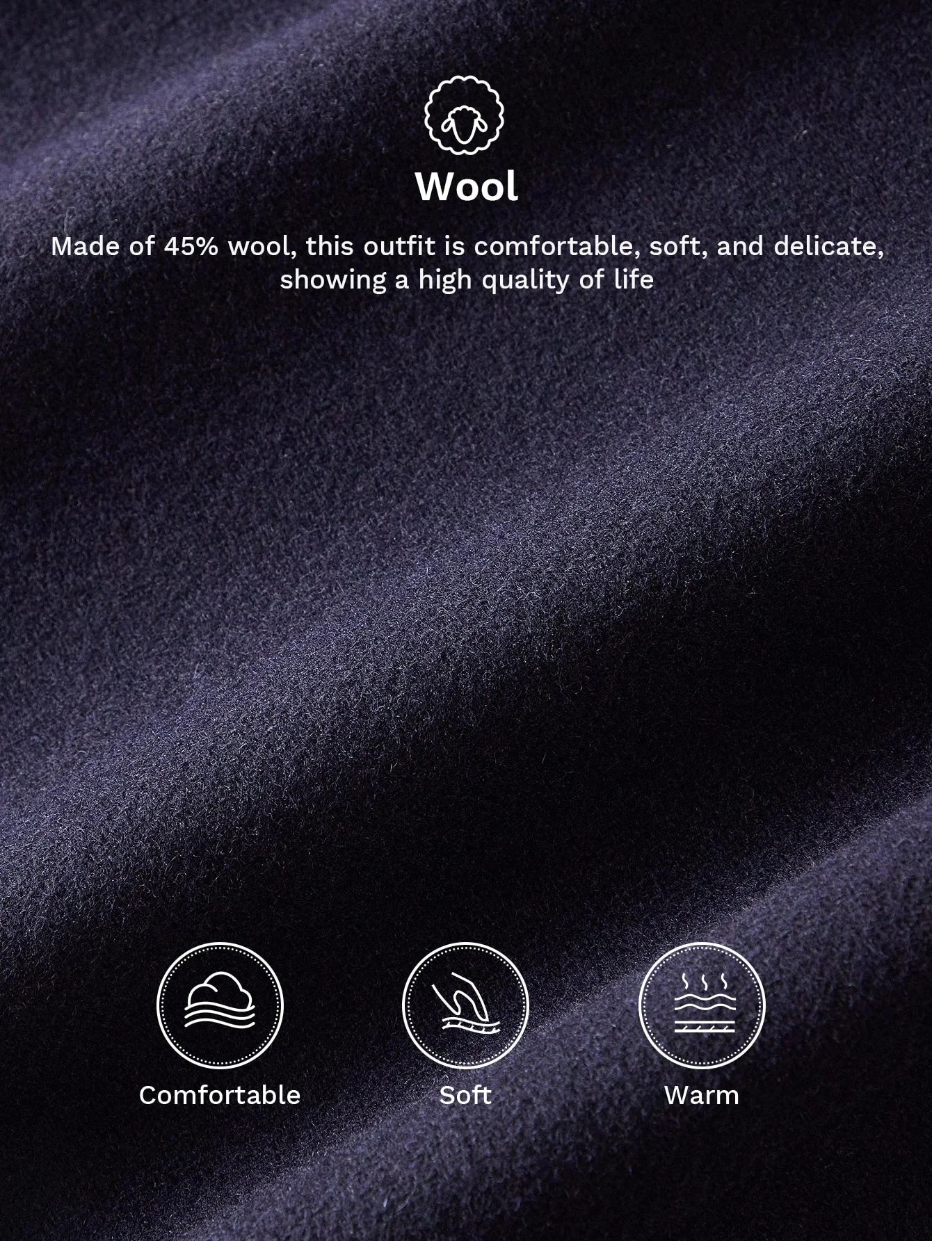 PREMIUM WOOL DOUBLE BREASTED OVERCOAT AUTUMNWINTER