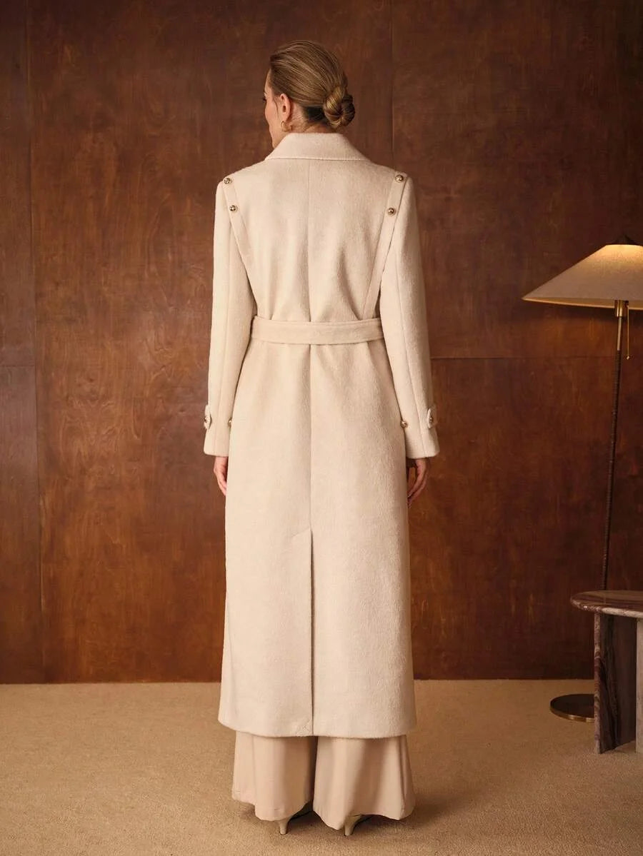 PREMIUM WOOL DOUBLE BREASTED OVERCOAT FOR AUTUMN amp WINTER