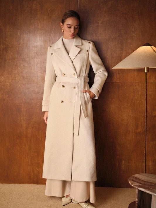 PREMIUM WOOL DOUBLE BREASTED OVERCOAT FOR AUTUMN amp WINTER