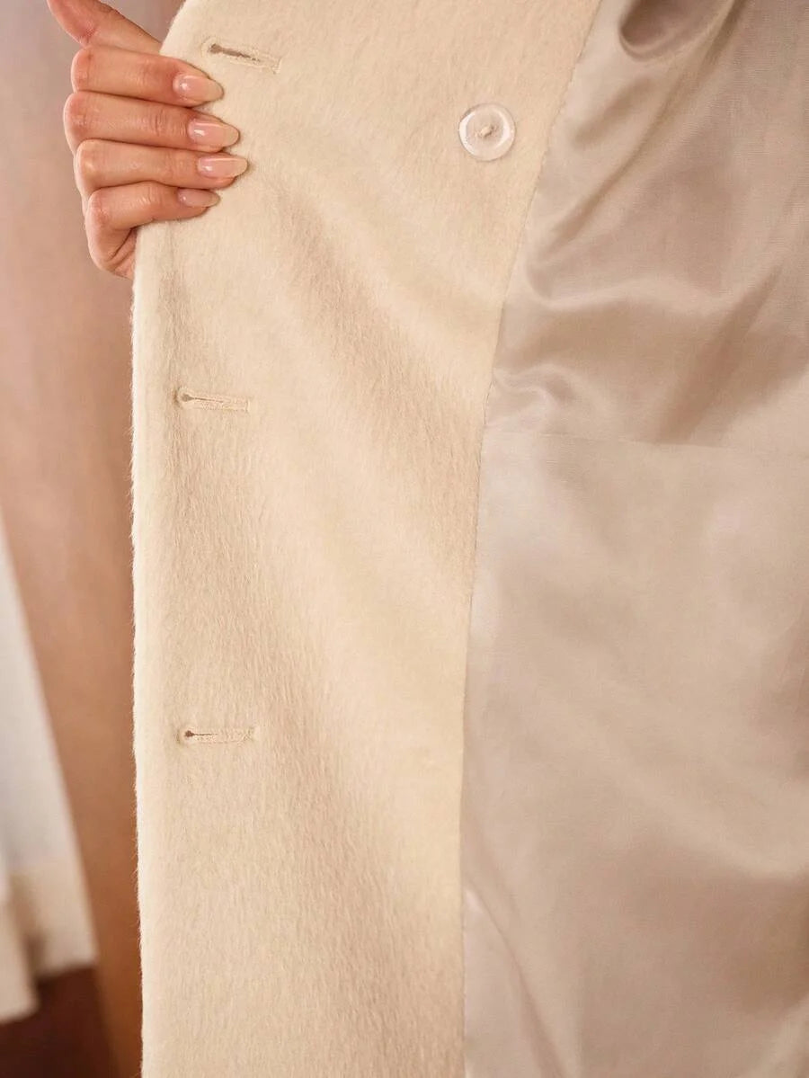 PREMIUM WOOL DOUBLE BREASTED OVERCOAT FOR AUTUMN amp WINTER