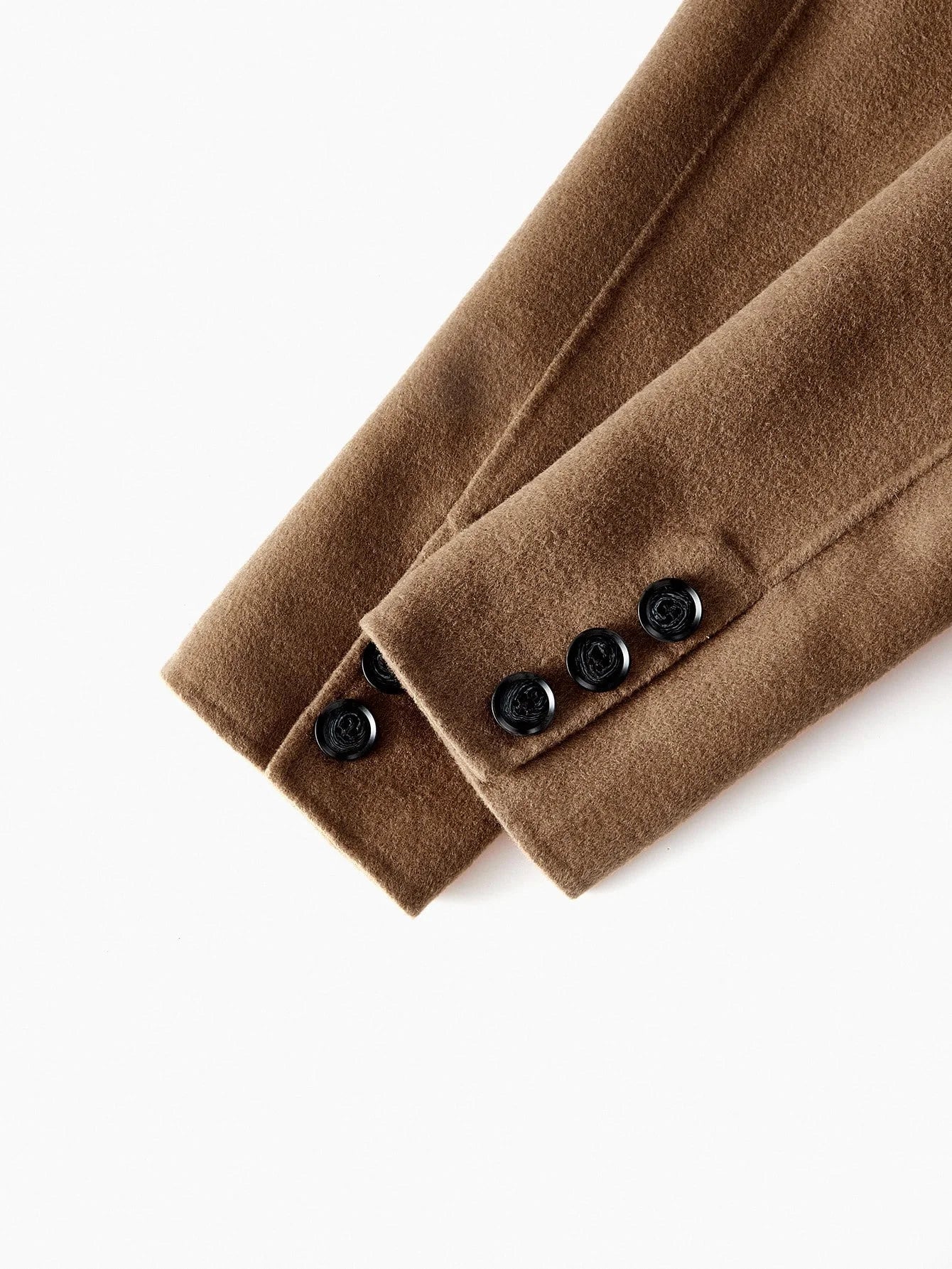 PREMIUM WOOL EMBROIDERY DOUBLE BREASTED OVERCOAT