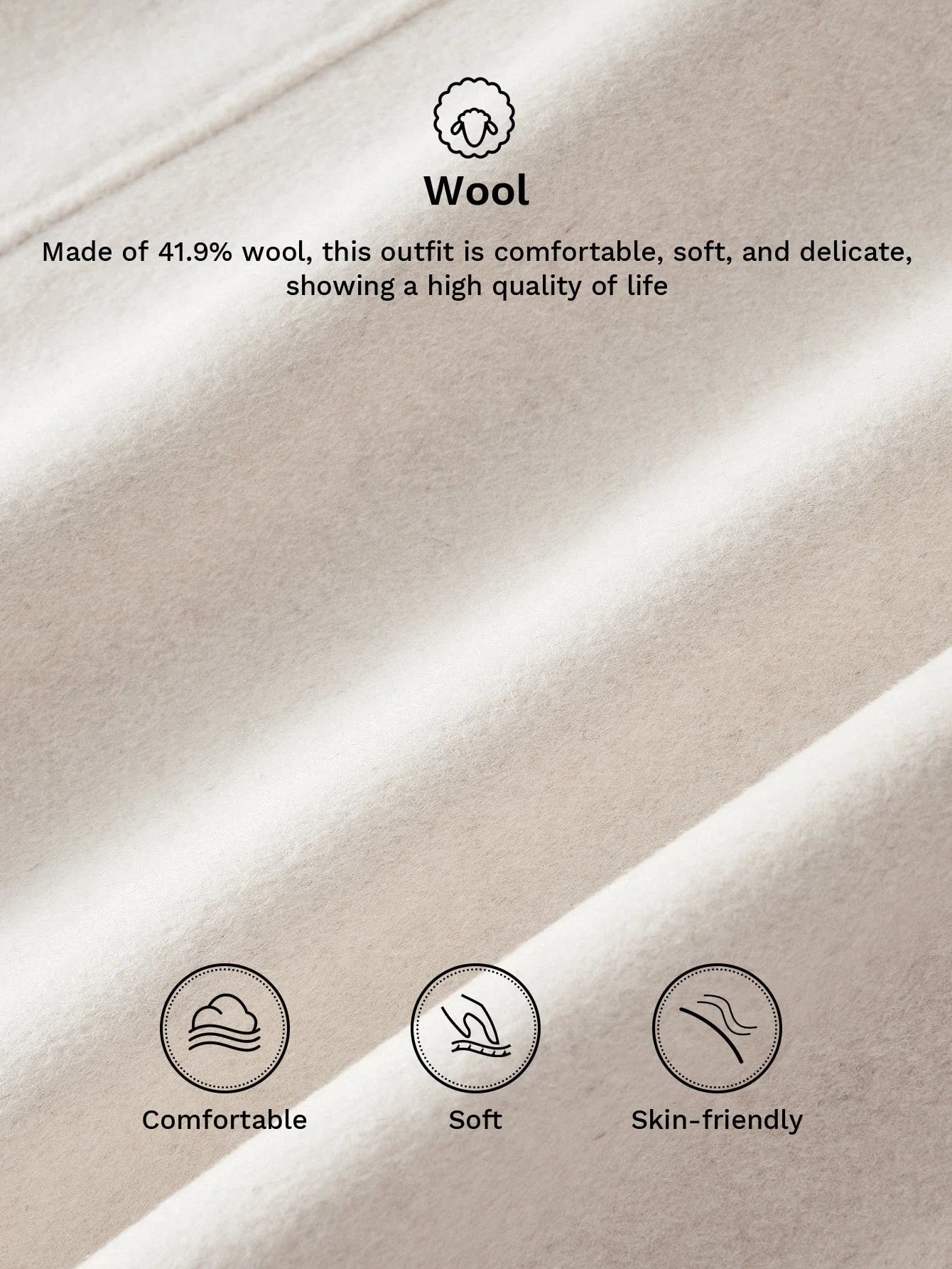 PREMIUM WOOL EMBROIDERY LAPEL COLLAR BUCKLE BELTED OVERCOAT