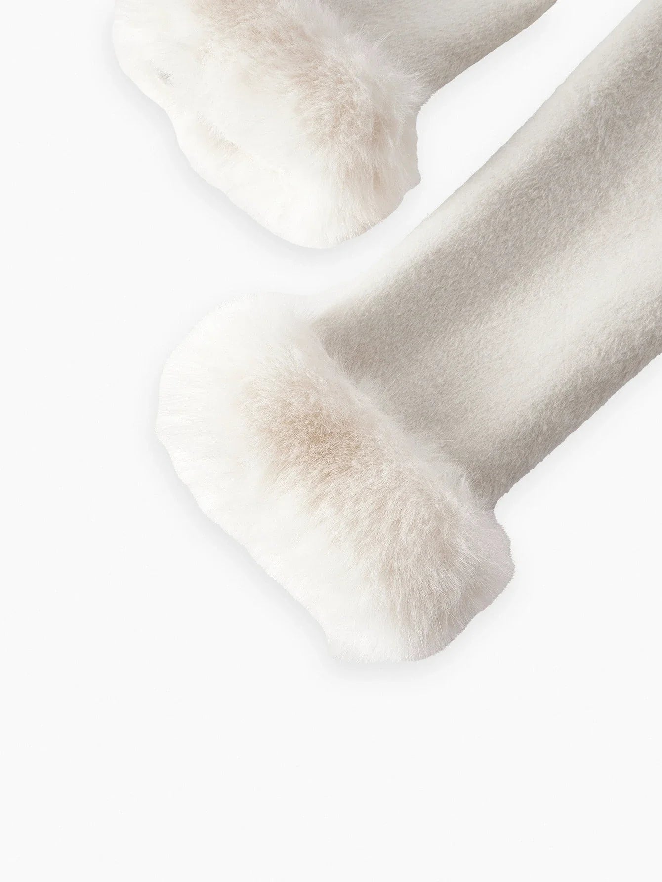 PREMIUM WOOL FAUX PEARL TRIM FUZZY PANEL BELTED OVERCOAT