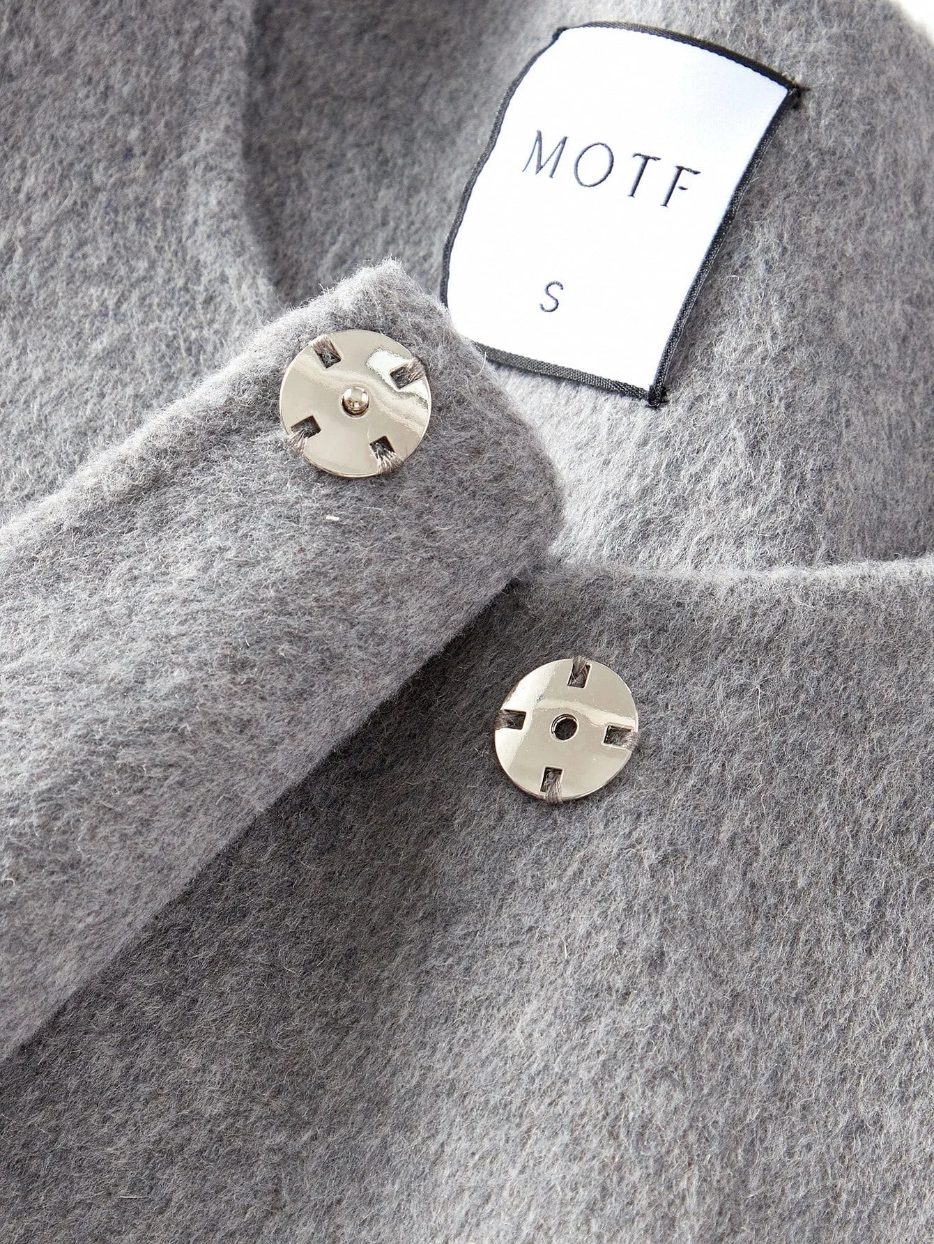 PREMIUM WOOL FUZZY PANEL BATWING SLEEVE BELTED CAPE OVERCOAT FALL WINTER