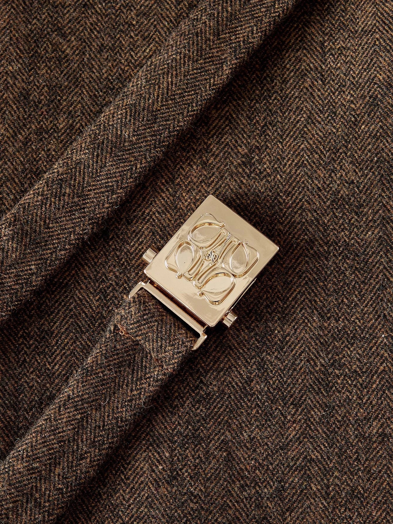 PREMIUM WOOL LAPEL COLLAR BELTED BLAZER