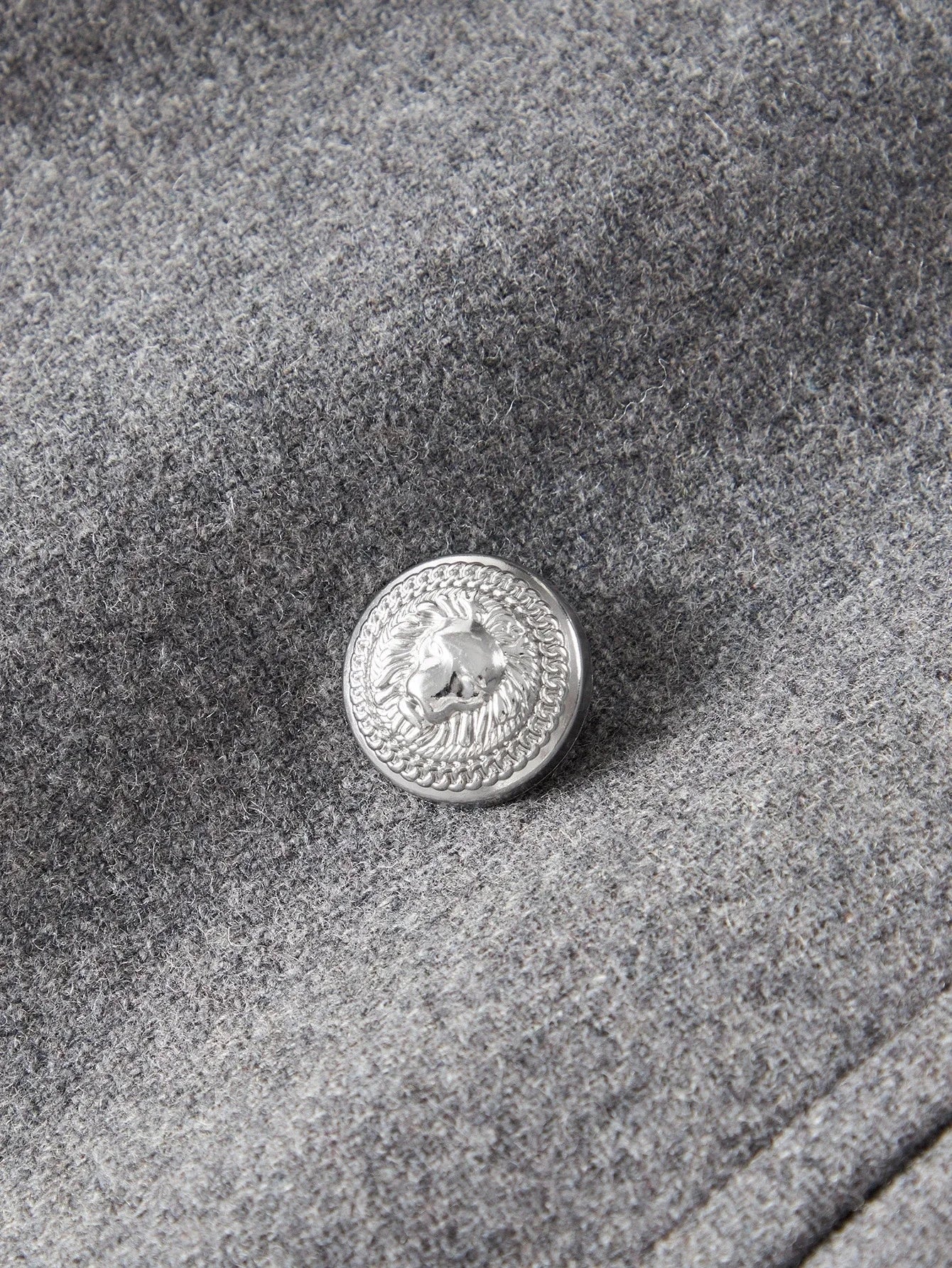 PREMIUM WOOL LAPEL COLLAR DOUBLE BREASTED PLACKET OVERCOAT FOR AUTUMN amp WINTER