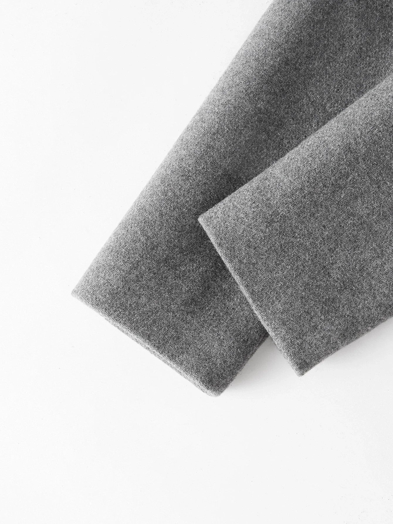 PREMIUM WOOL LAPEL COLLAR DOUBLE BREASTED PLACKET OVERCOAT FOR AUTUMN amp WINTER