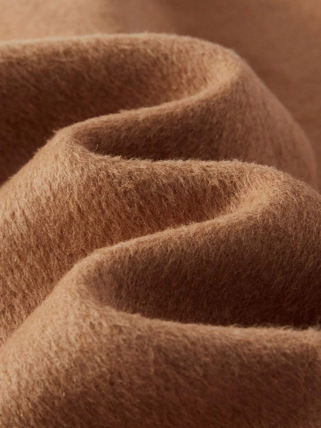 PREMIUM WOOL LAPEL COLLAR FLAP DETAIL BELTED LONG OVERCOAT