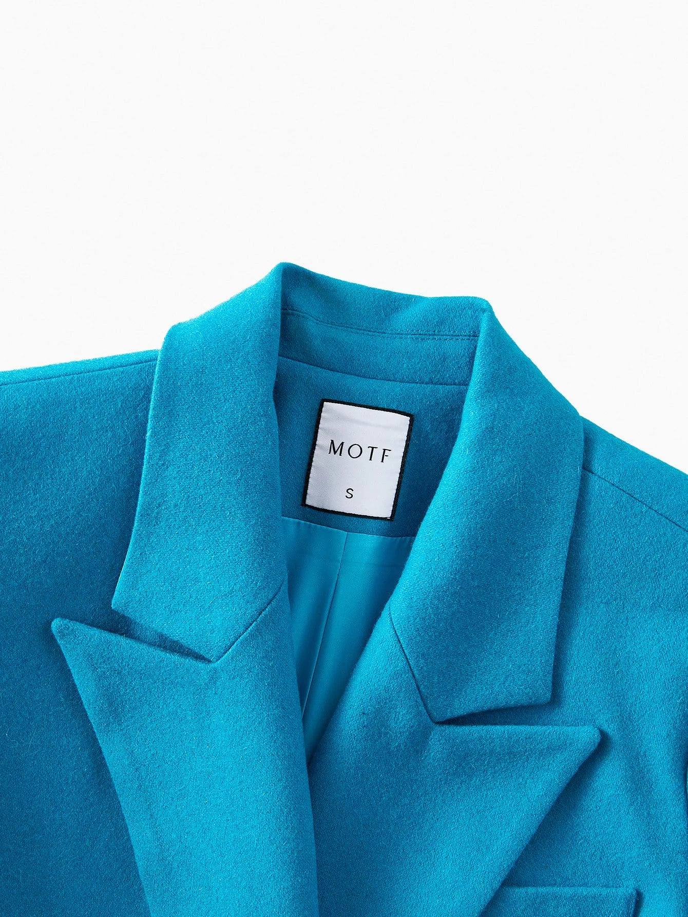 PREMIUM WOOL PEAK COLLAR BELTED OVERCOAT FALL WINTER