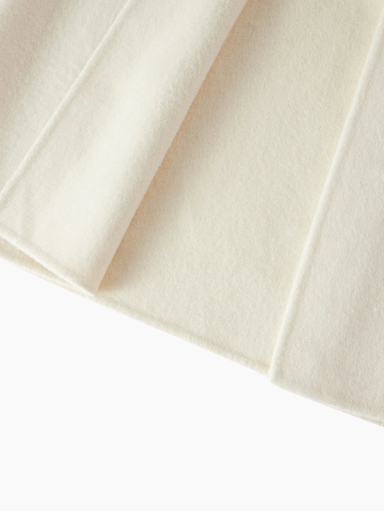 PREMIUM WOOL PEAK COLLAR DOUBLE BREASTED BELTED OVERCOAT