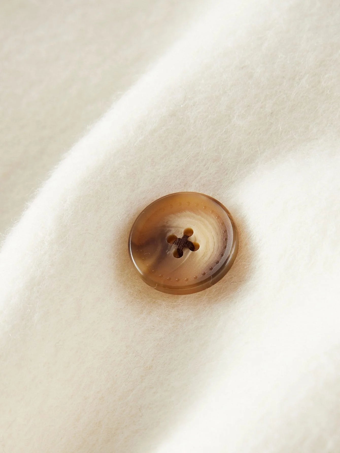 PREMIUM WOOL PEAK COLLAR DOUBLE BREASTED BELTED OVERCOAT