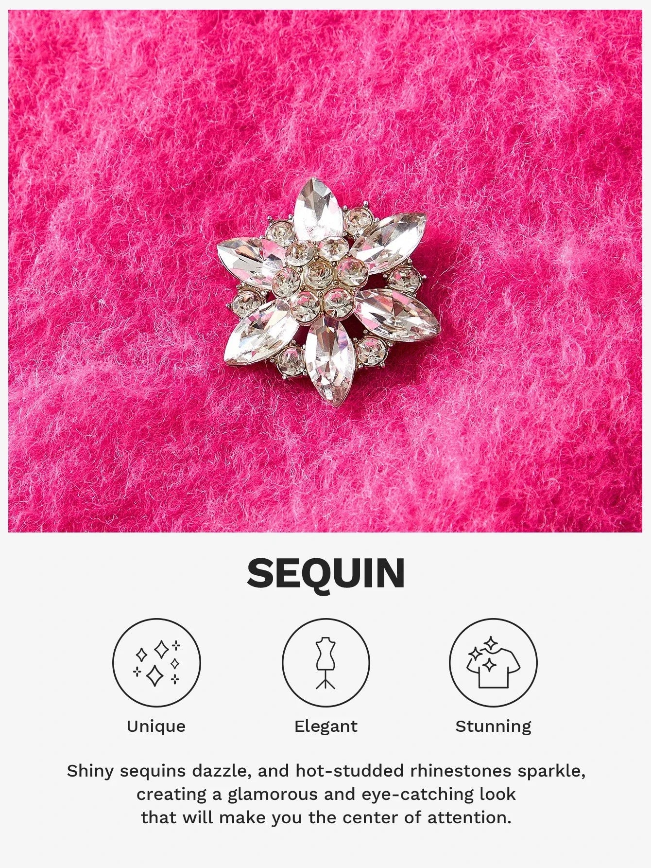 PREMIUM WOOL PEAK COLLAR RHINESTONE PLACKET BELTED OVERCOAT