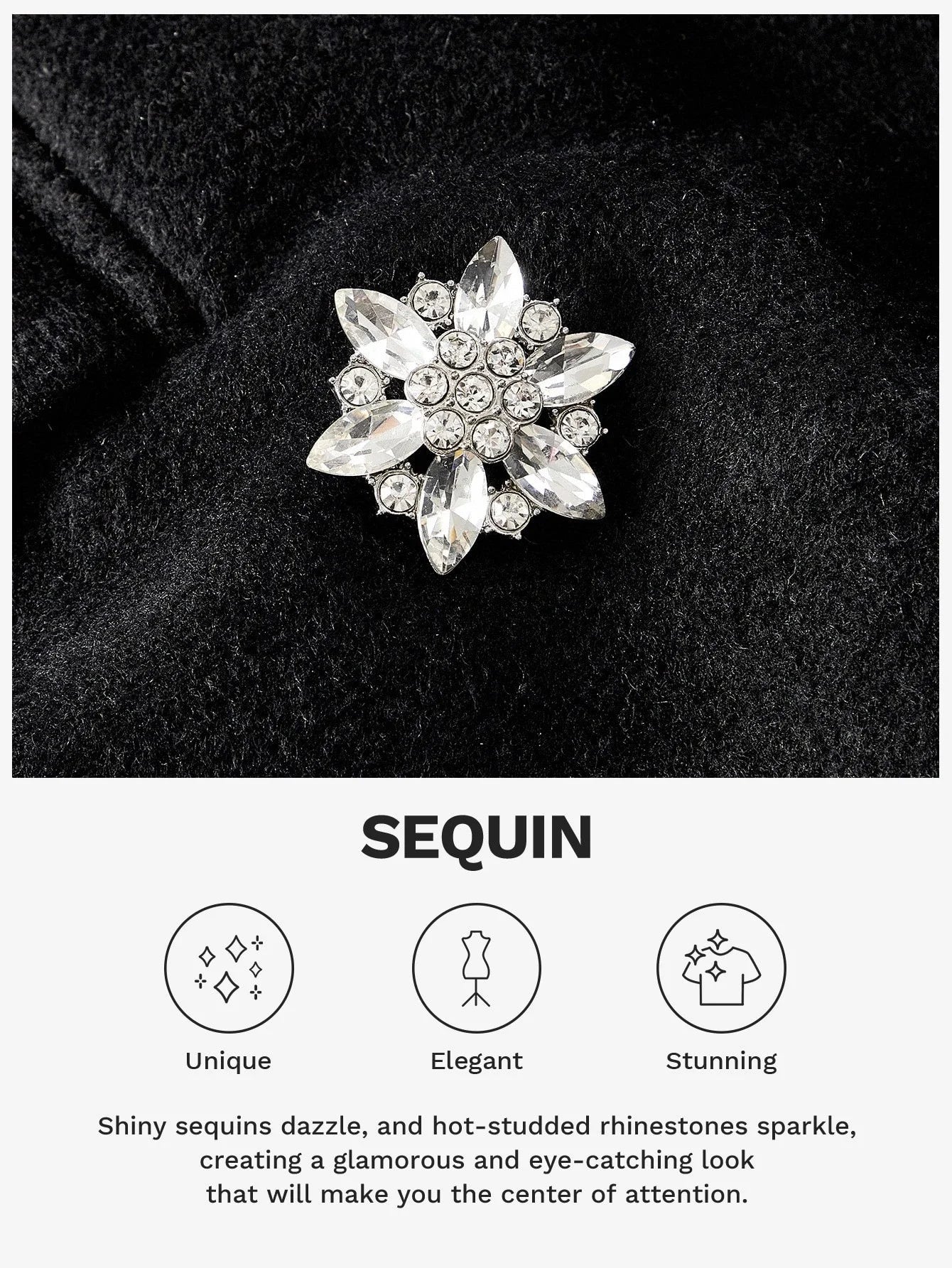 PREMIUM WOOL RHINESTONE TRIM OVERCOAT