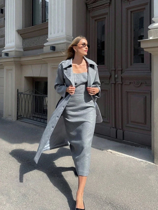 PREMIUM WOOL SLIM FIT DRESS