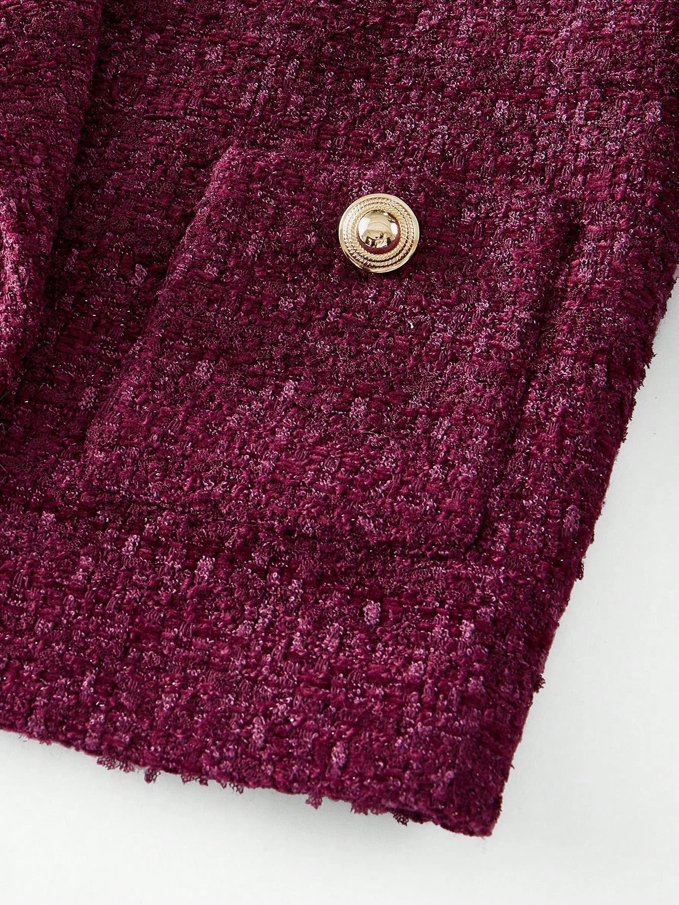 PREMIUM WOOL TWEED BOXY BLAZER