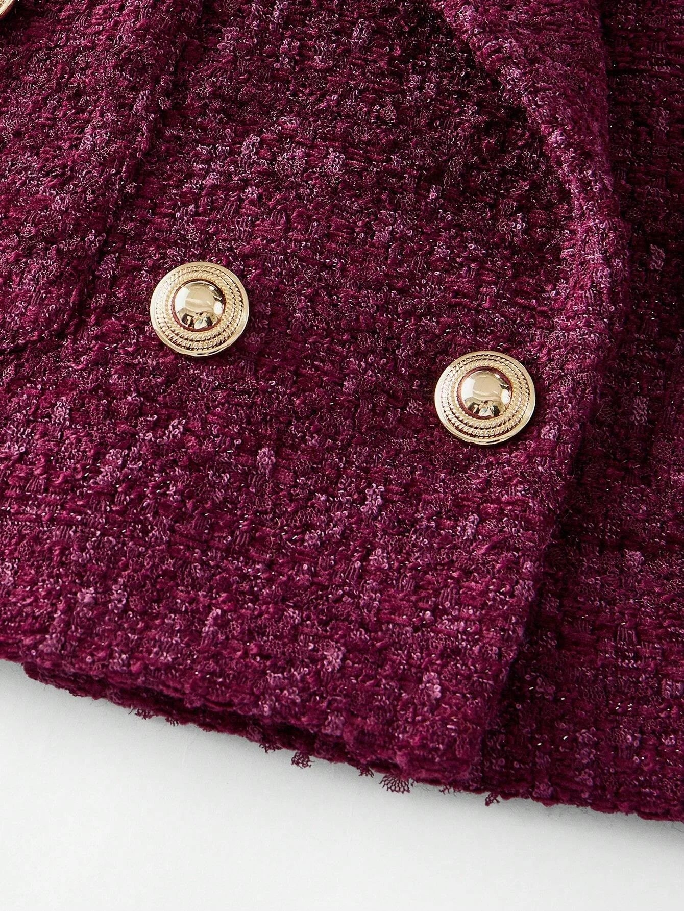 PREMIUM WOOL TWEED BOXY BLAZER