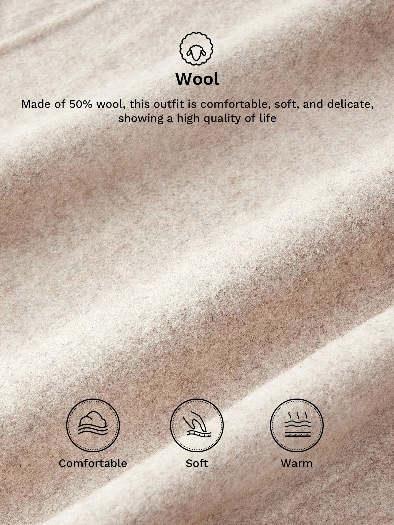 PREMIUM WOOL WATERFALL COLLAR BELTED OVERCOAT