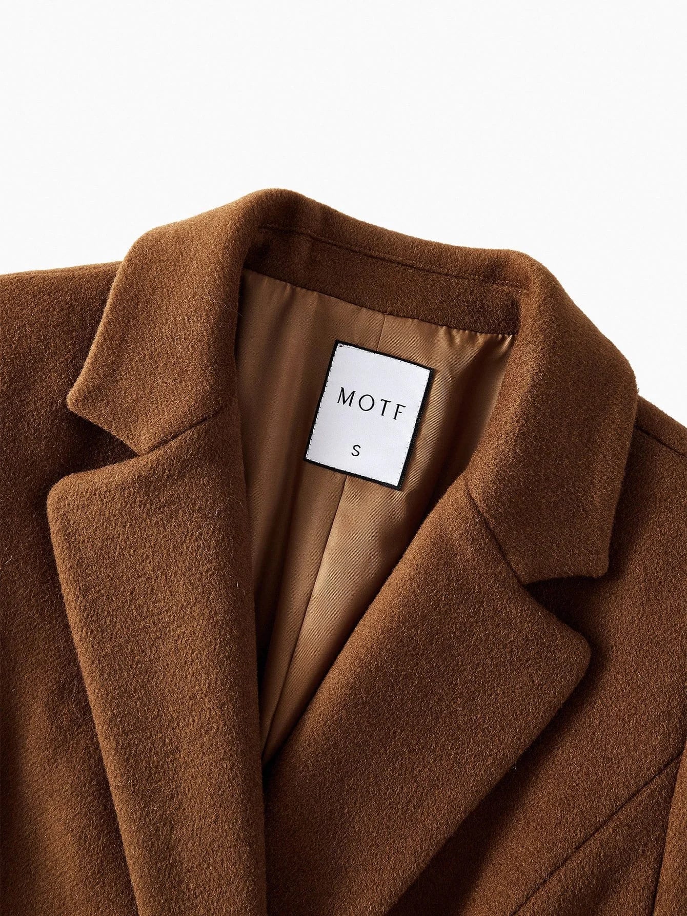 PREMIUM WOOL WOMENS ELEGANT BLEND MIDLENGTH COAT AUTUMNWINTER