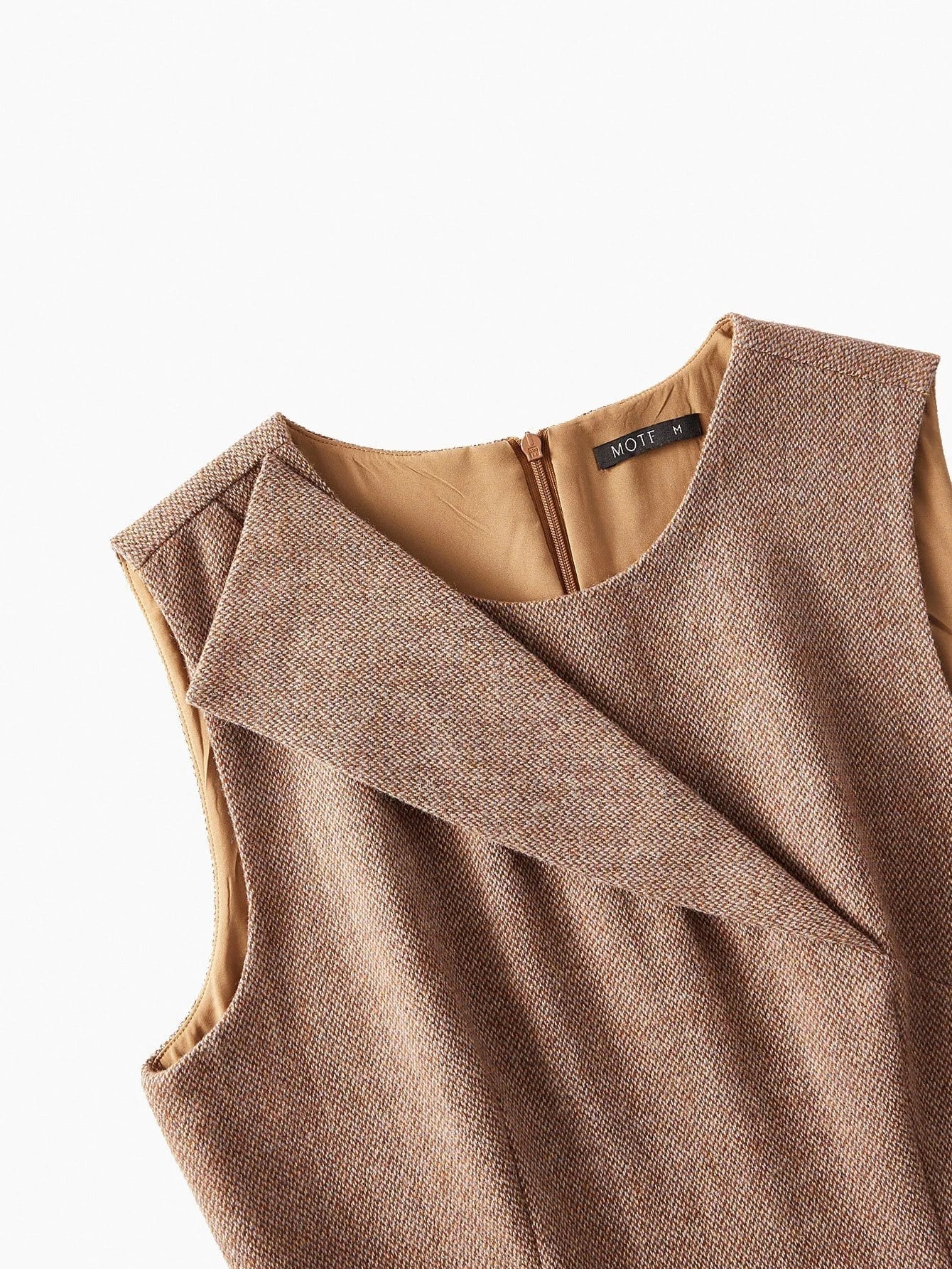 PREMIUM WOOL WRAP ALINE MIDI DRESS