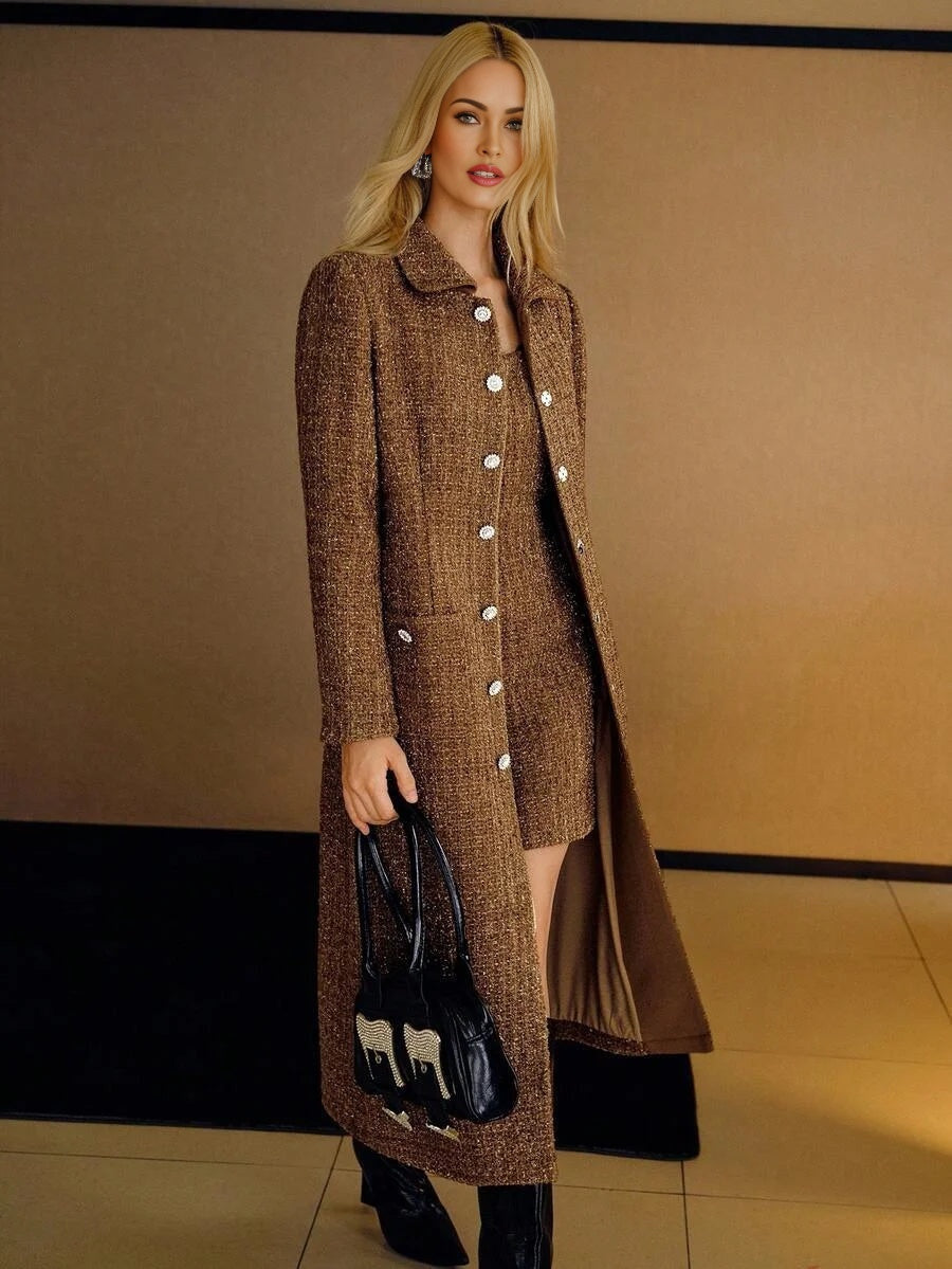 PREMIUM WOOL ZIPPER DRESS