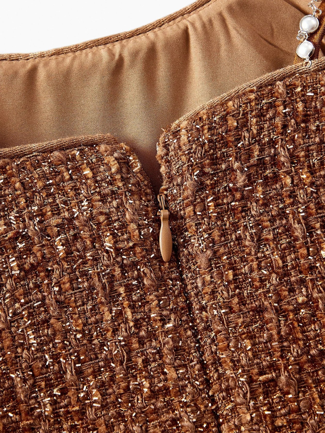 PREMIUM WOOL ZIPPER DRESS