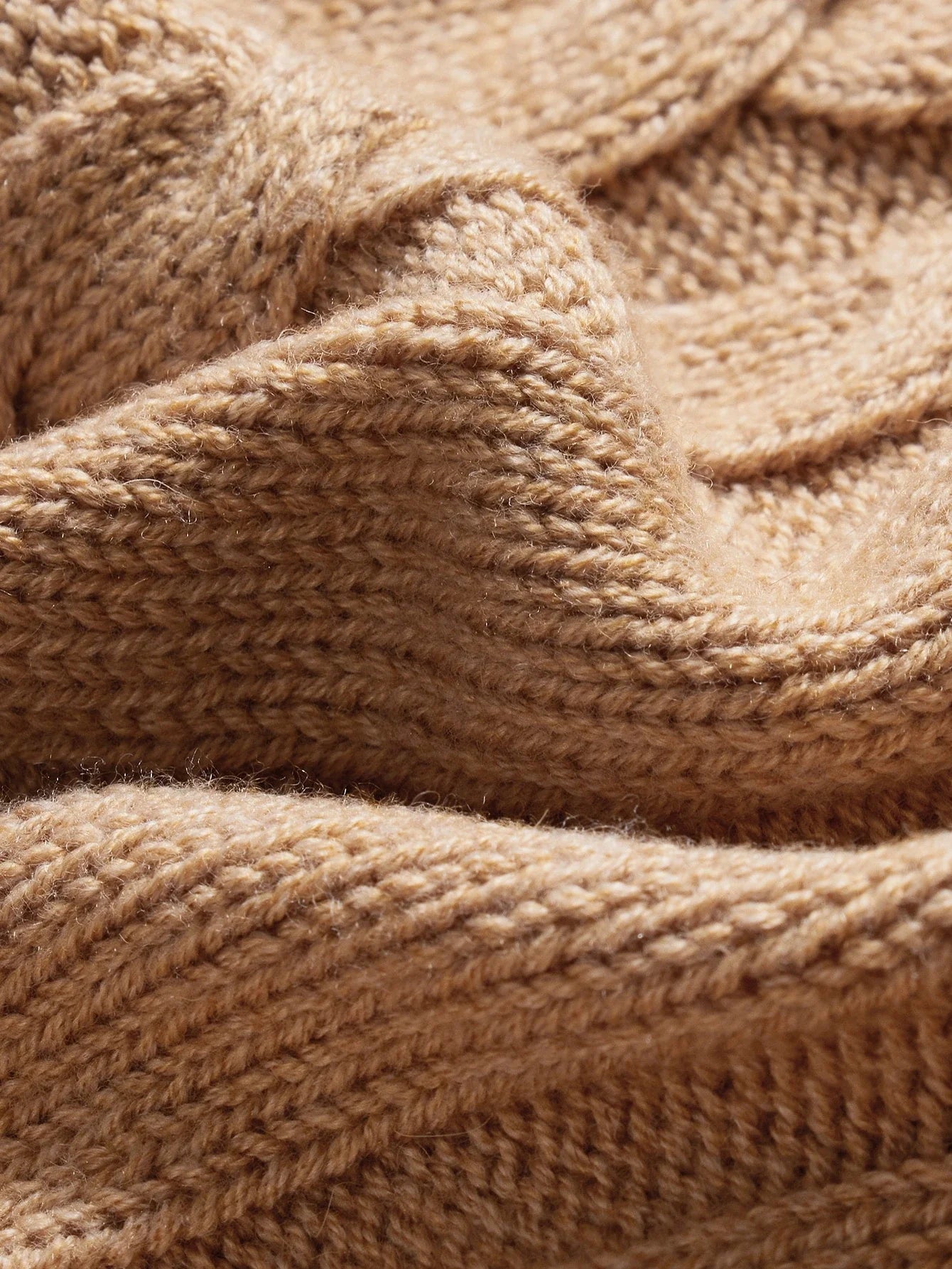 PREMIUM WOOLMIX CABLE KNIT CARDIGAN