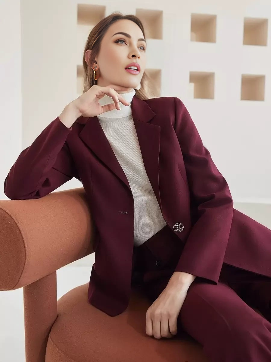 PREMIUM WOOLMIX FITTED BLAZER