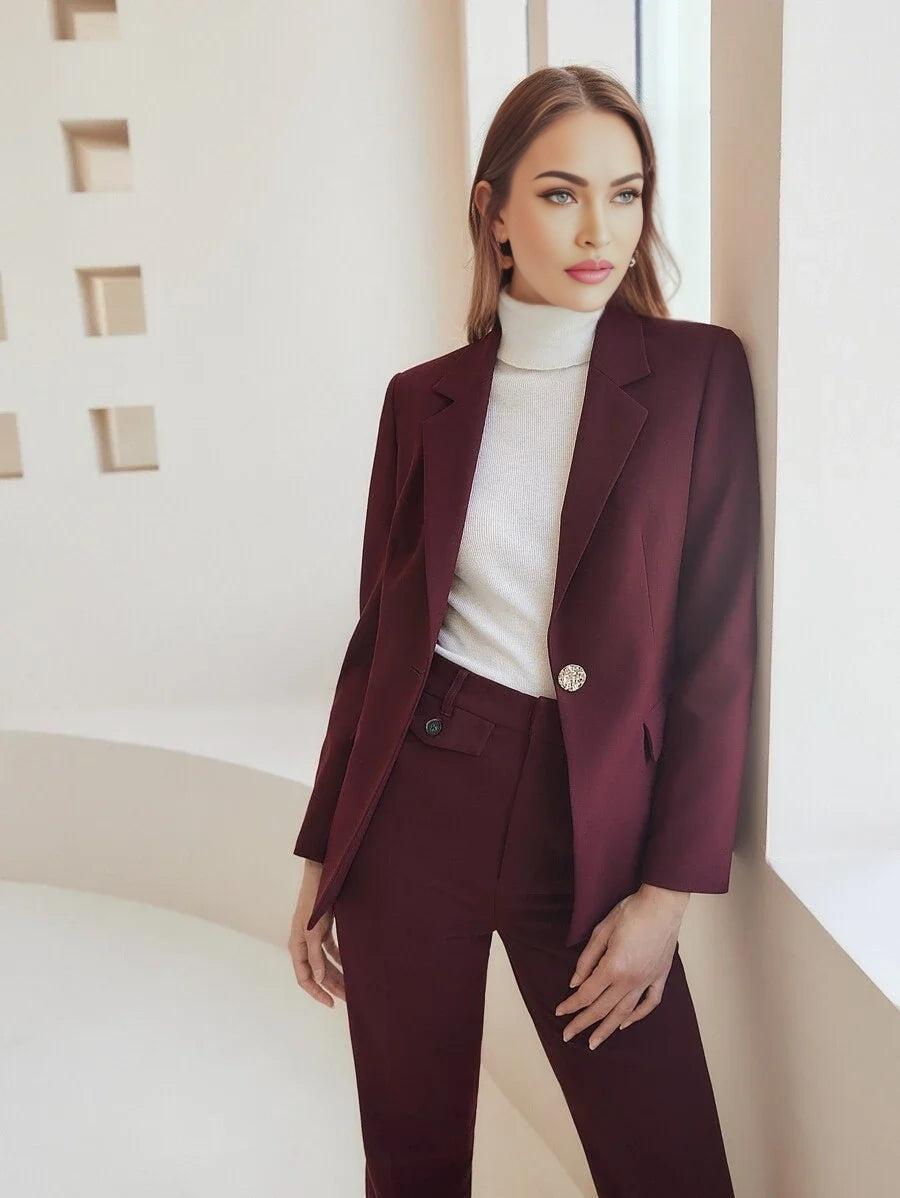 PREMIUM WOOLMIX FITTED BLAZER