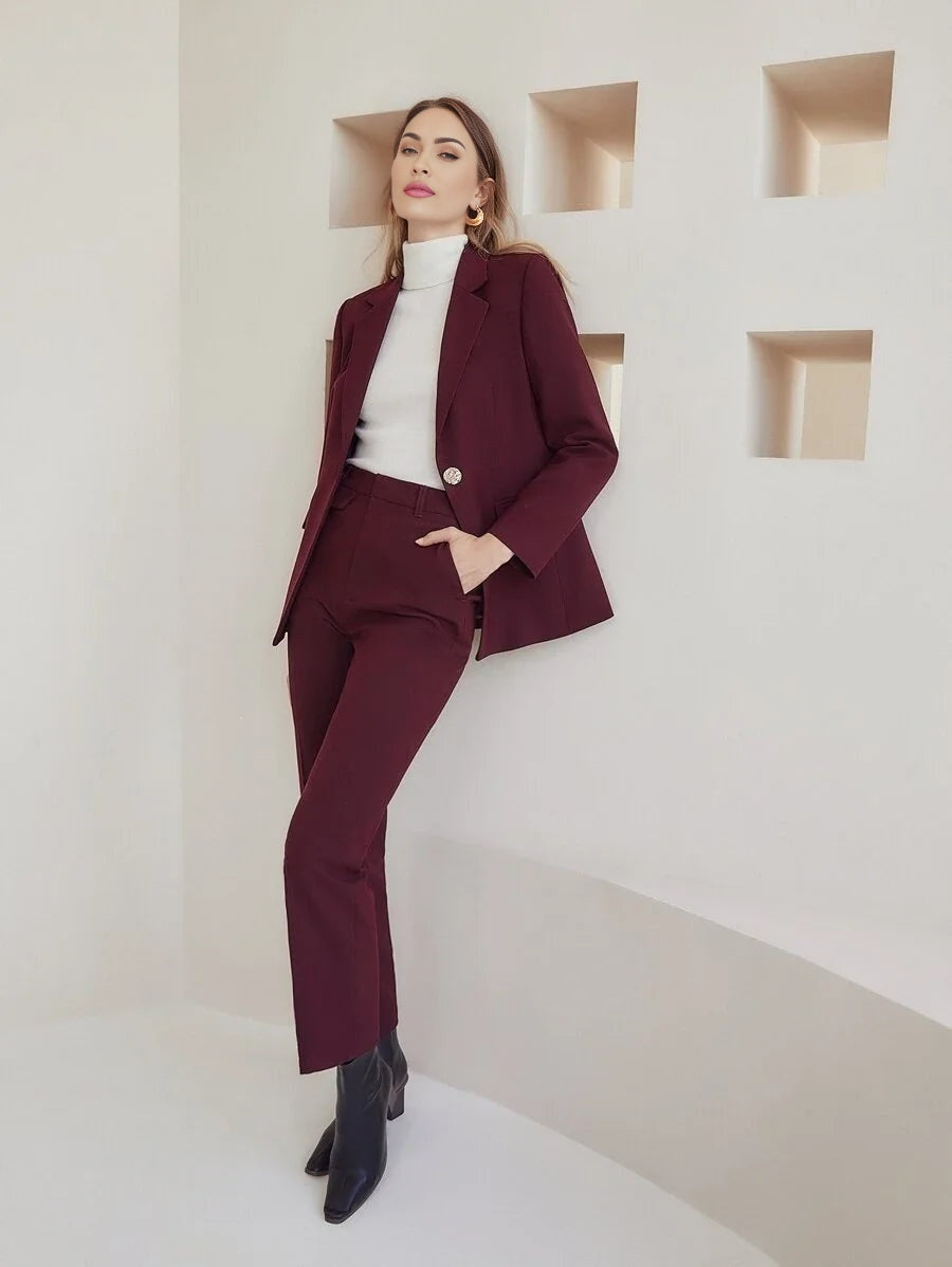 PREMIUM WOOLMIX FITTED BLAZER