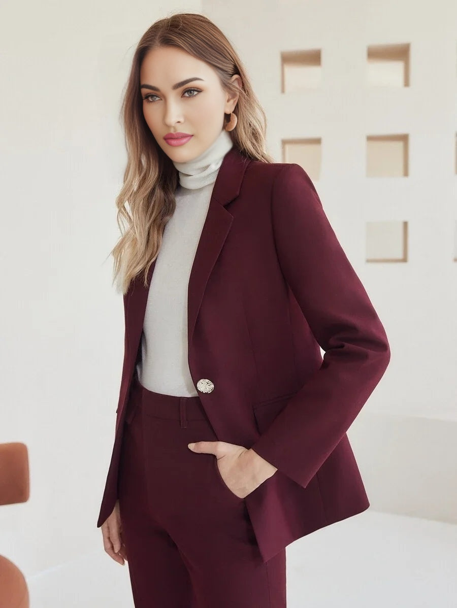 PREMIUM WOOLMIX FITTED BLAZER