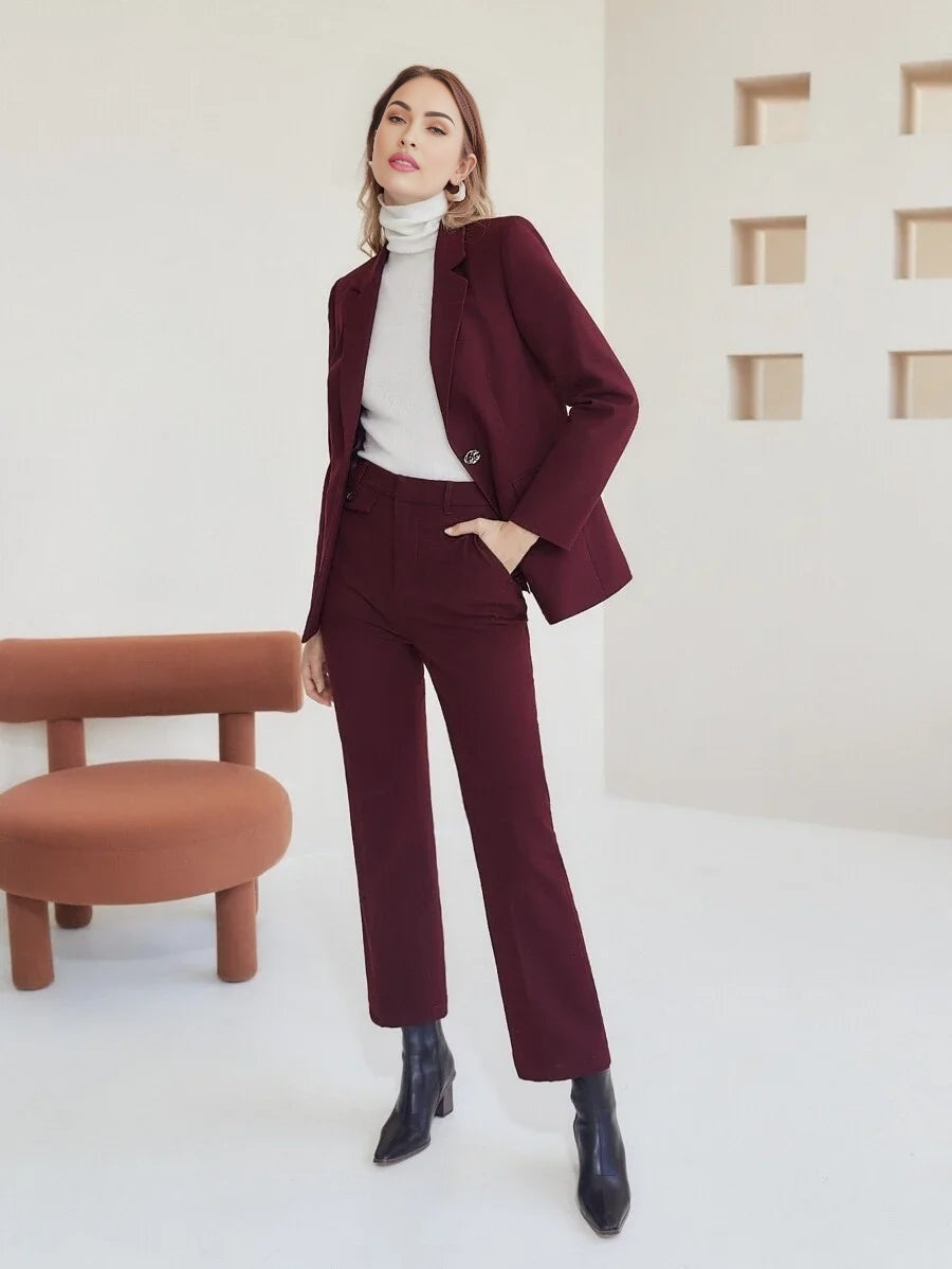 PREMIUM WOOLMIX FITTED BLAZER