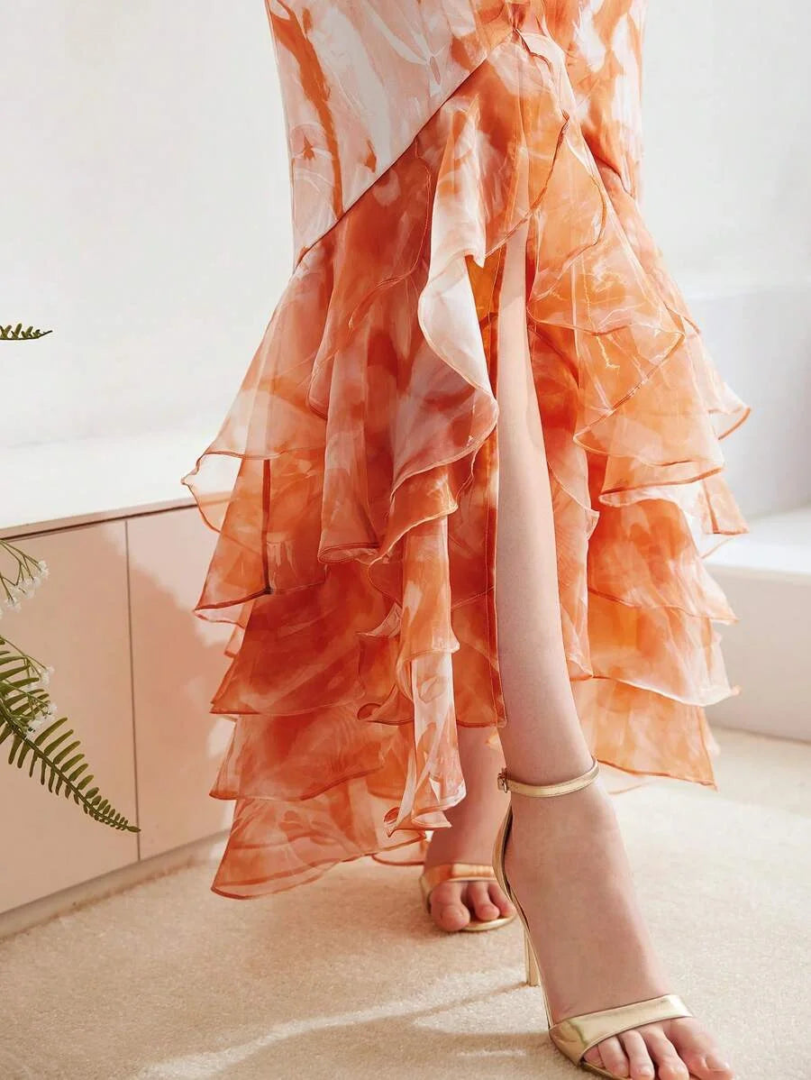 PREMIUM WOVEN BIAS CUT DRESSSUMMER OUTFITS FOR BEACH VACATION