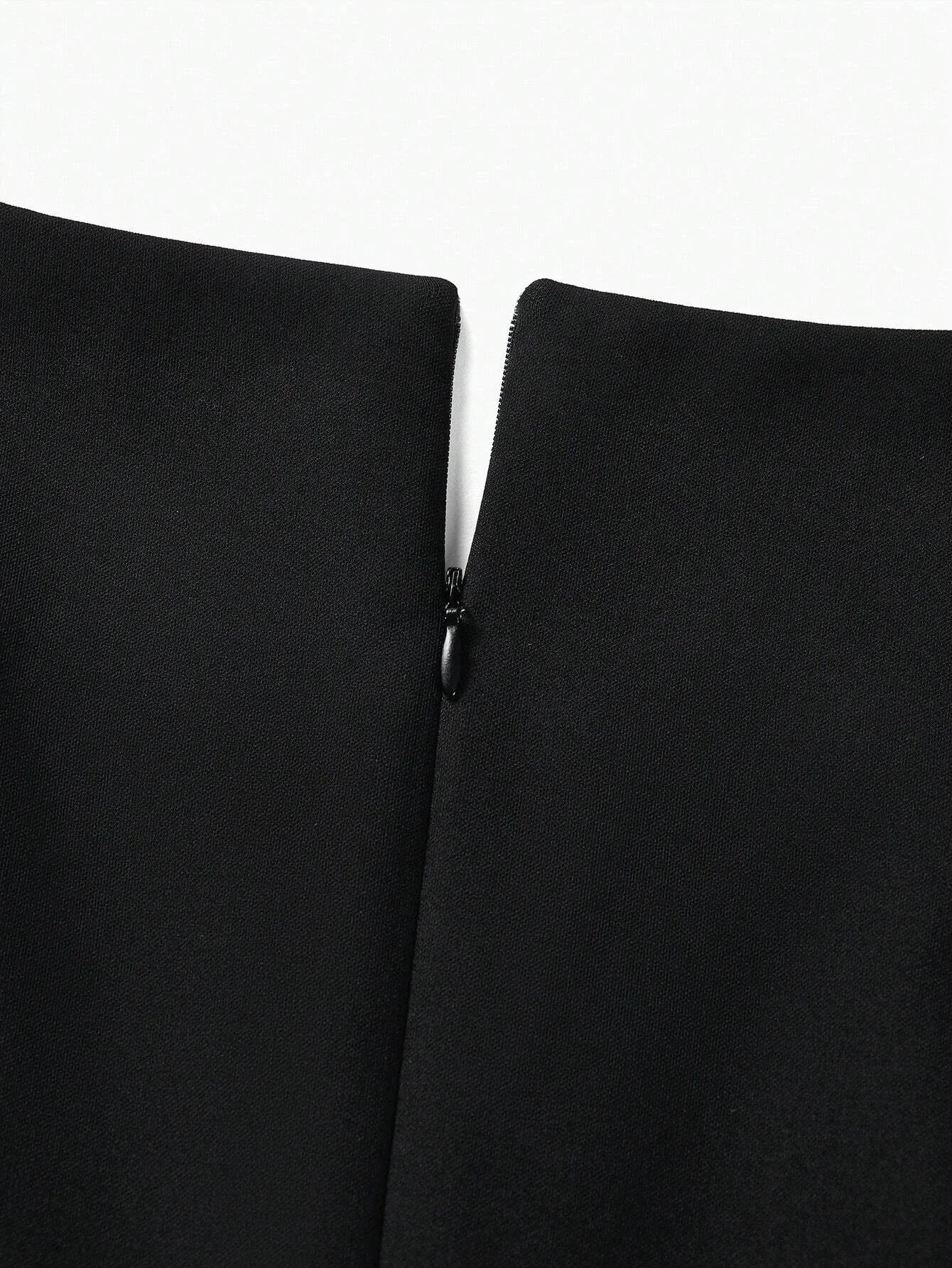 PREMIUM WOVEN CONTRAST TAPE DRESSSUMMER OUTFITS