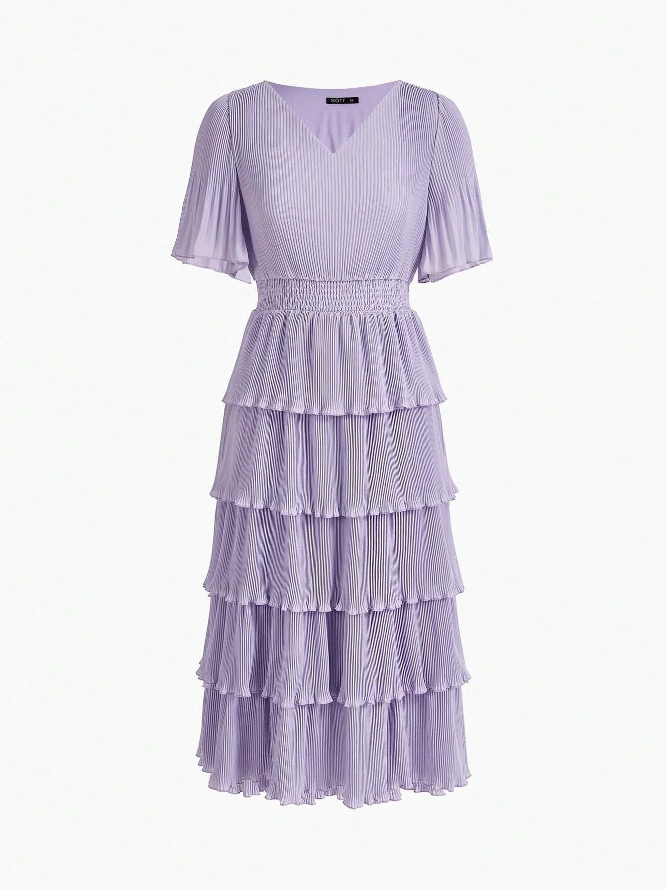 PREMIUM WOVEN FITTED PLEATED DRESSSUMMER OUTFITS